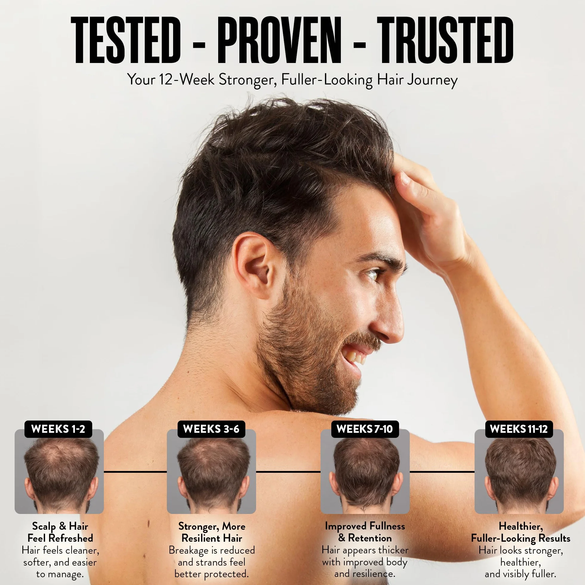 Zestaw szamponu i odżywki na porost włosów Watermans Hair Growth. Szybki wzrost włosów, doskonały na problemy z włosami. Grubsze, mocniejsze, wyglądające włosy. Problemy z włosami u kobiet i mężczyzn.