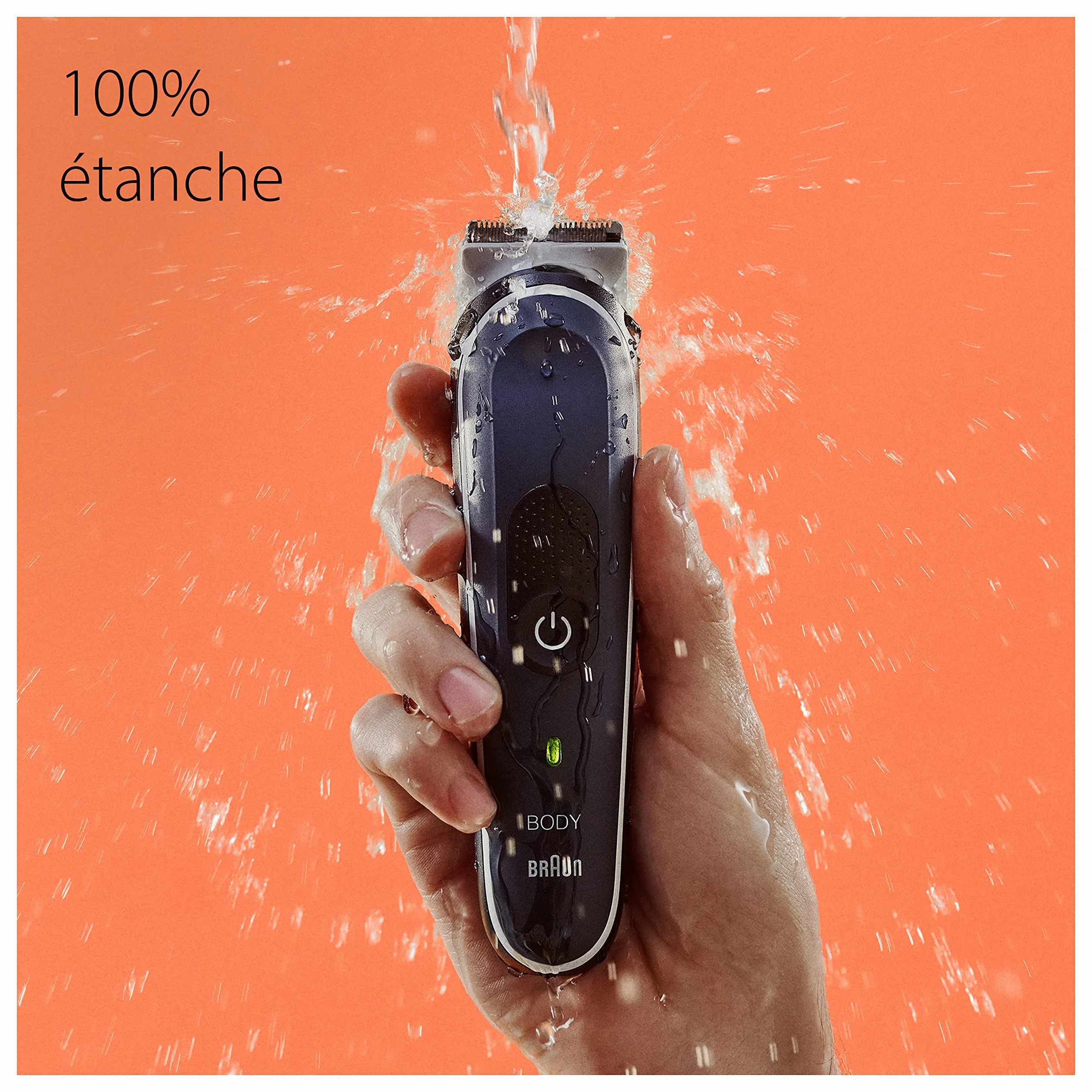 Braun Series 5 Bodygroomer/intymna golarka dla mężczyzn, do pielęgnacji ciała i usuwania włosów dla mężczyzn, piersi, pach, nasadki grzebieniowe 1 – 11 mm, nasadka do golenia na gładko, BG5360