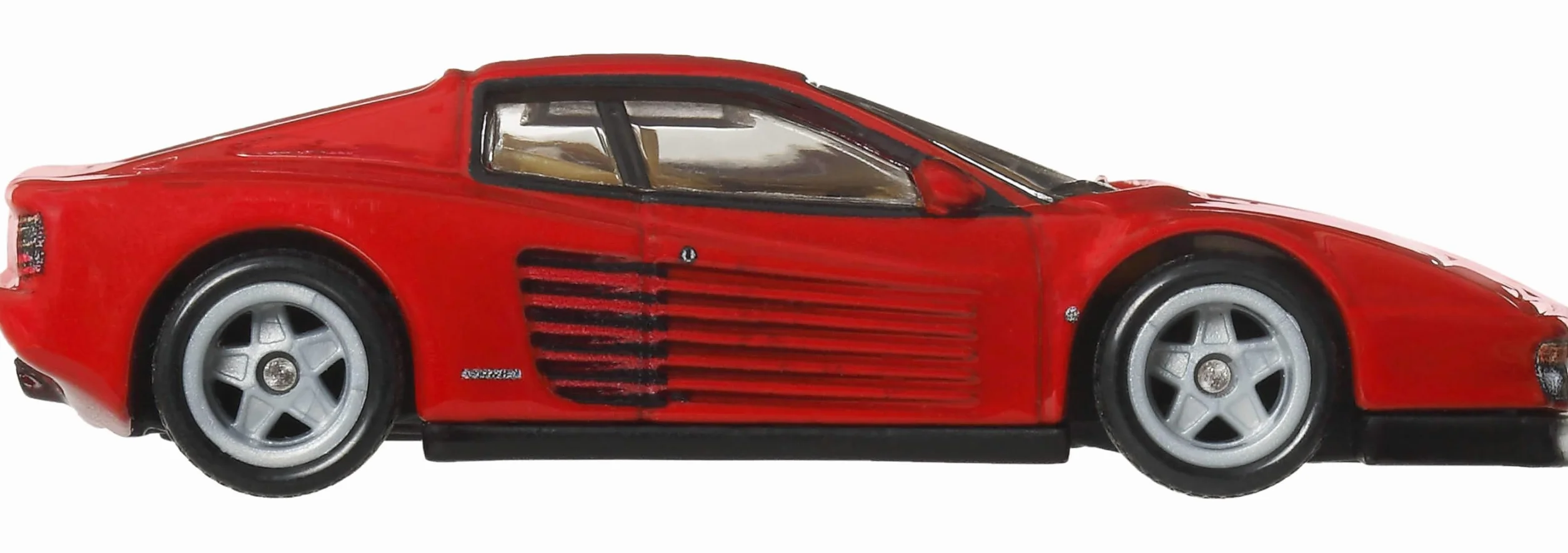 Hot Wheels Premium Car Culture Kultowe auta Samochodzik Ferrari Testarossa, metalowe auto w skali 1:64, opony Real Riders, metalowa konstrukcja, samochód zabawka dla dzieci 3+ i kolekcjonerów, JKF00