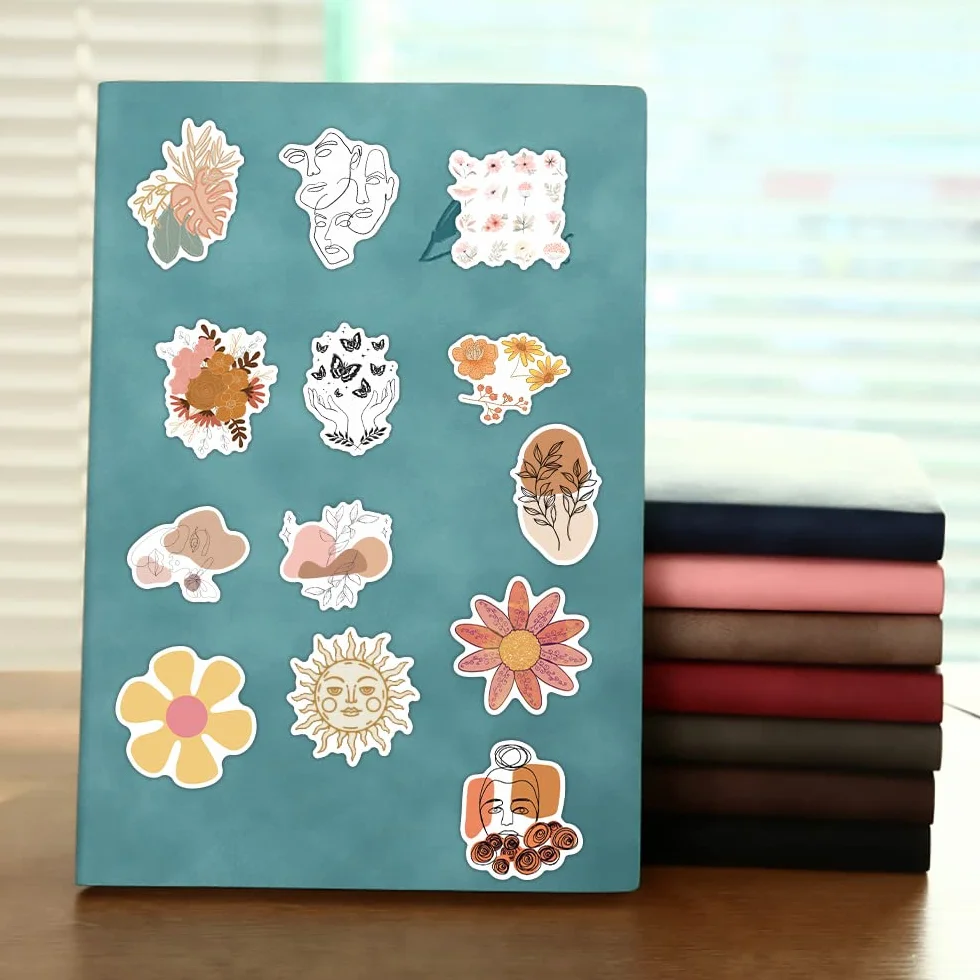 Naklejki boho 100 sztuk na laptop, telefon, podkładkę, walizkę, gitarę, scrapbooking
