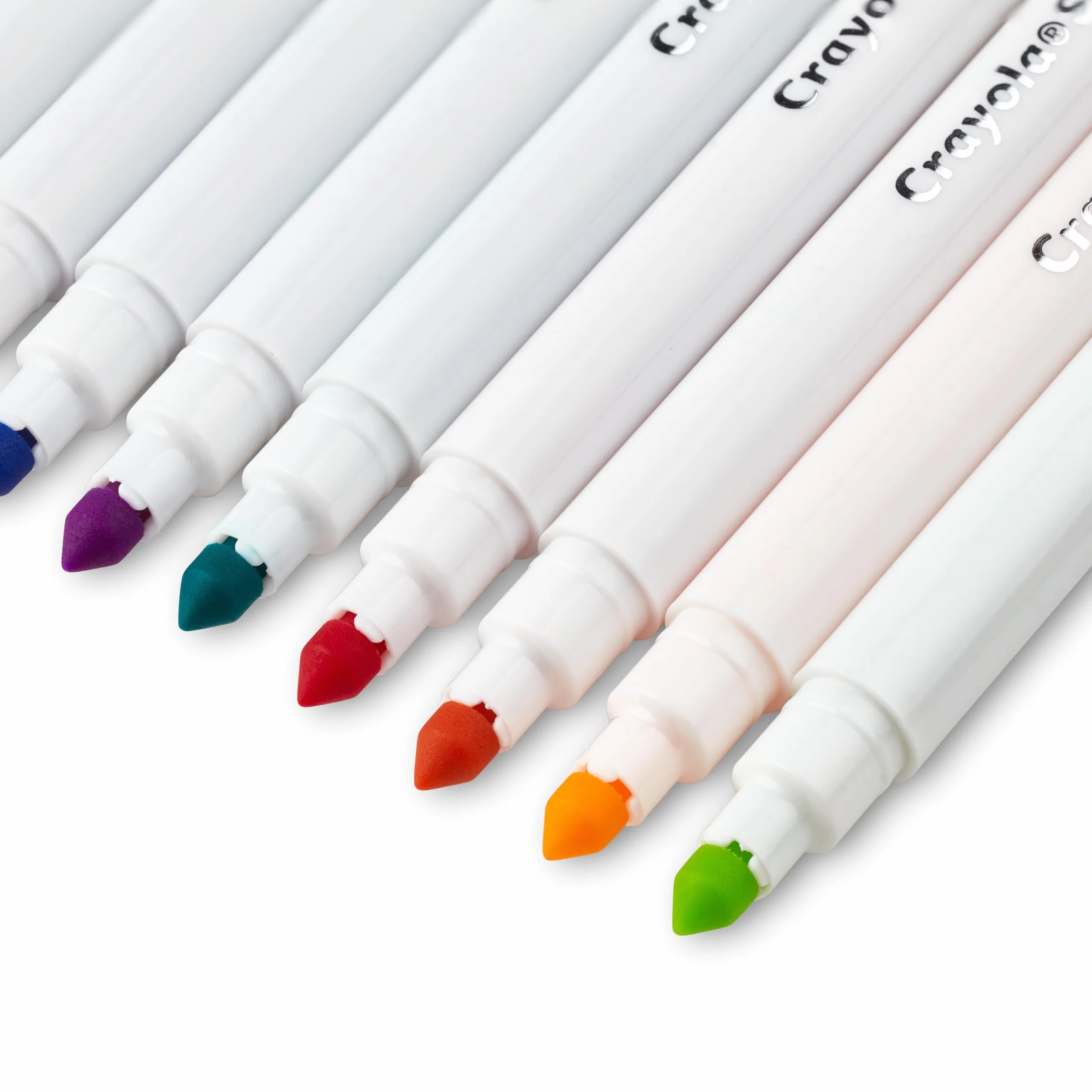Crayola SuperTips – Zmywalne markery z końcówką stożkową do rysowania i letteringu