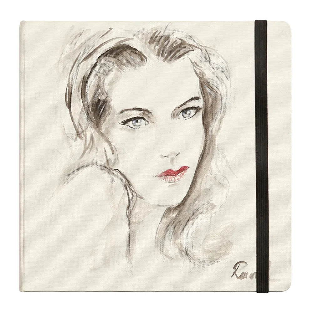 Clairefontaine 975443C szkicownik z oprawą płócienną 21x21 cm 24 arkusze