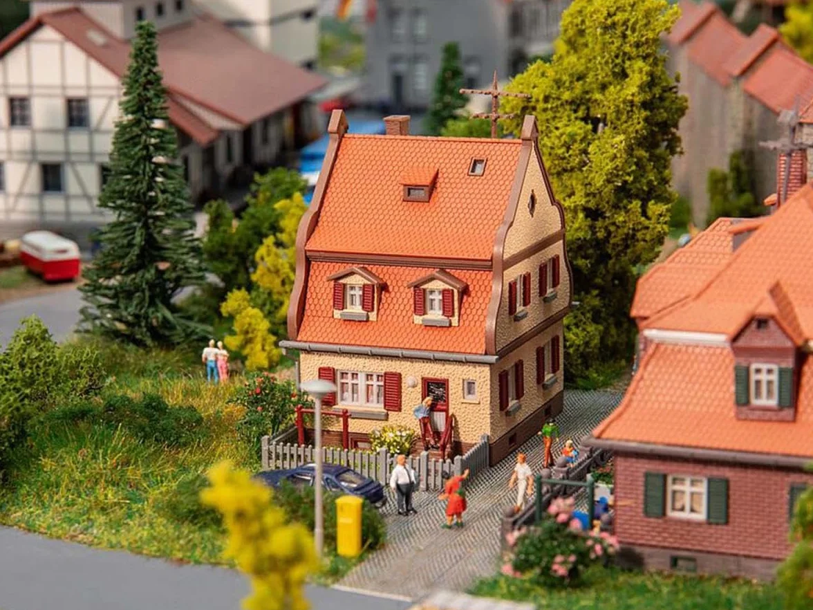 FALLER 232161 - Mały dom osadniczy - ślad: N - Budynek dla modeli kolejek - Skala: 1:160