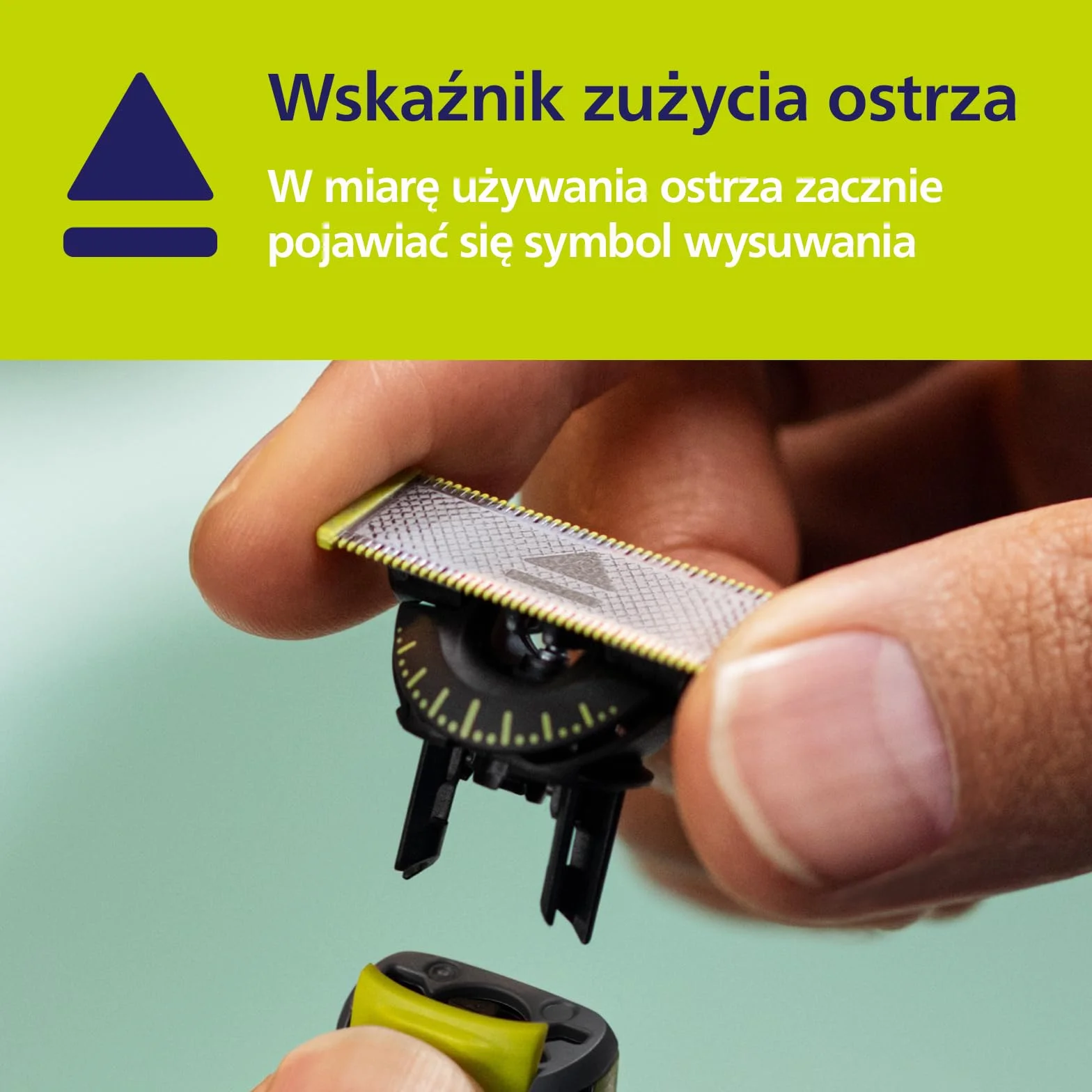 Philips Oryginalne ostrza wymienne OneBlade 360, do golarki hybrydowej OneBlade, 4 sztuki, model QP440/50