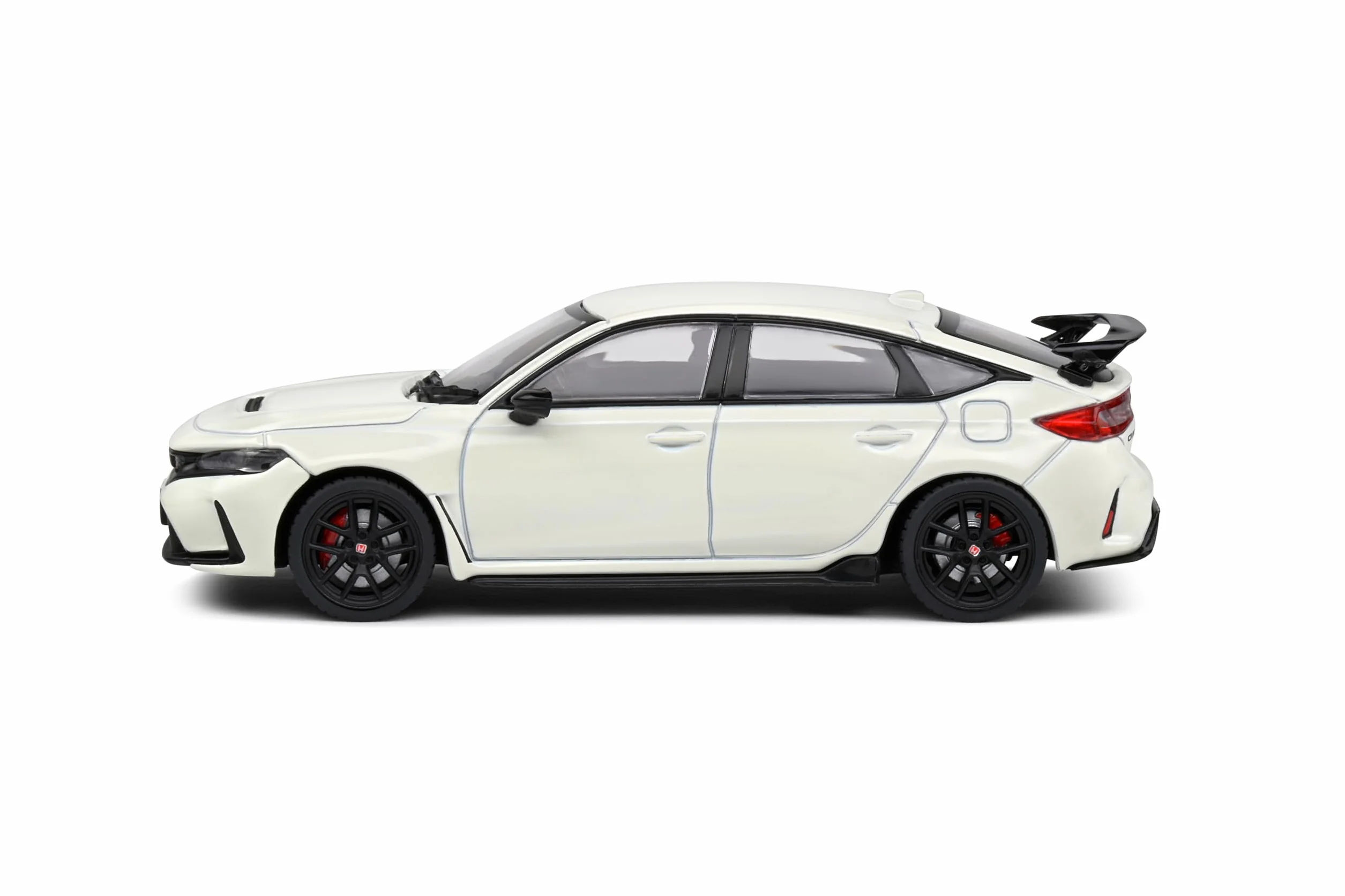Solido 1:43 Honda Civic Type R 2022 biały – model samochodu Die-Cast, karton okienny z cokołem z tworzywa sztucznego, 421438110