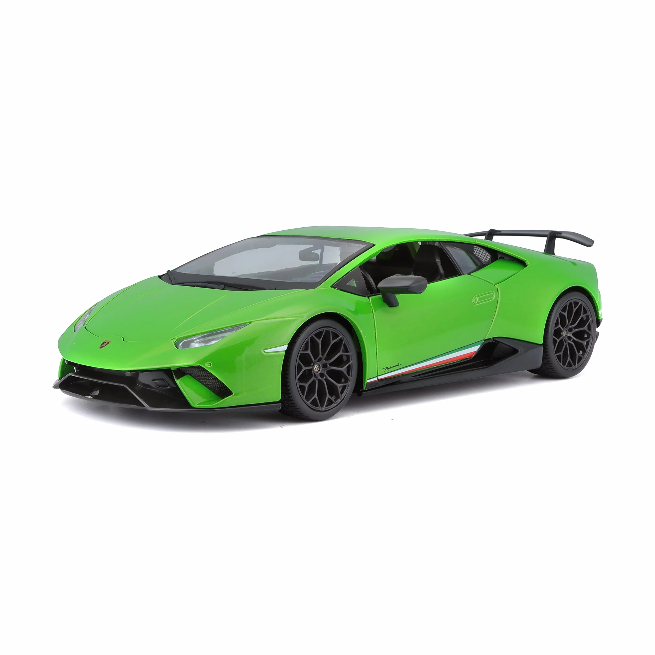 Bburago Lamborghini Huracan Harley-Davidson Samochód Zabawkowy, Zielony/Czarny, Od 3 Lat