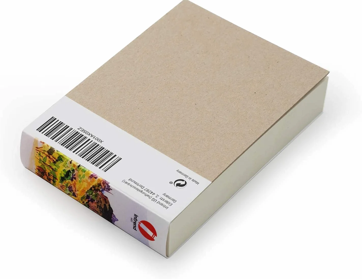 int!rend papier akwarelowy, 300 g, DIN A6, 60 arkuszy, biały, podkładka papierowa klejona, blok do akwareli, papier do akwareli, akryl, rysunek, malarstwo