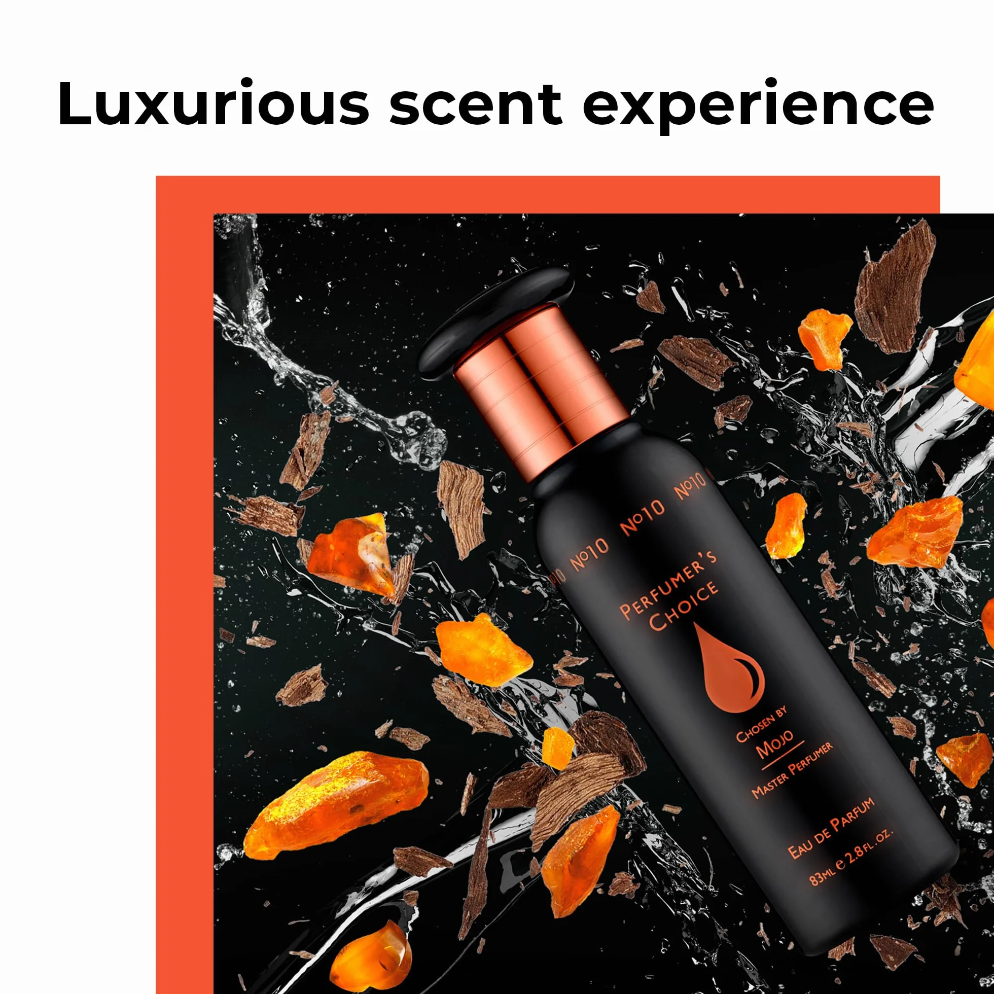 WYBÓR PERFUMIARZY No. 10 Mojo Perfumy dla mężczyzn. 83 ml Woda perfumowana, luksusowy zapach - męska woda po goleniu, długotrwały zapach Milton-Lloyd