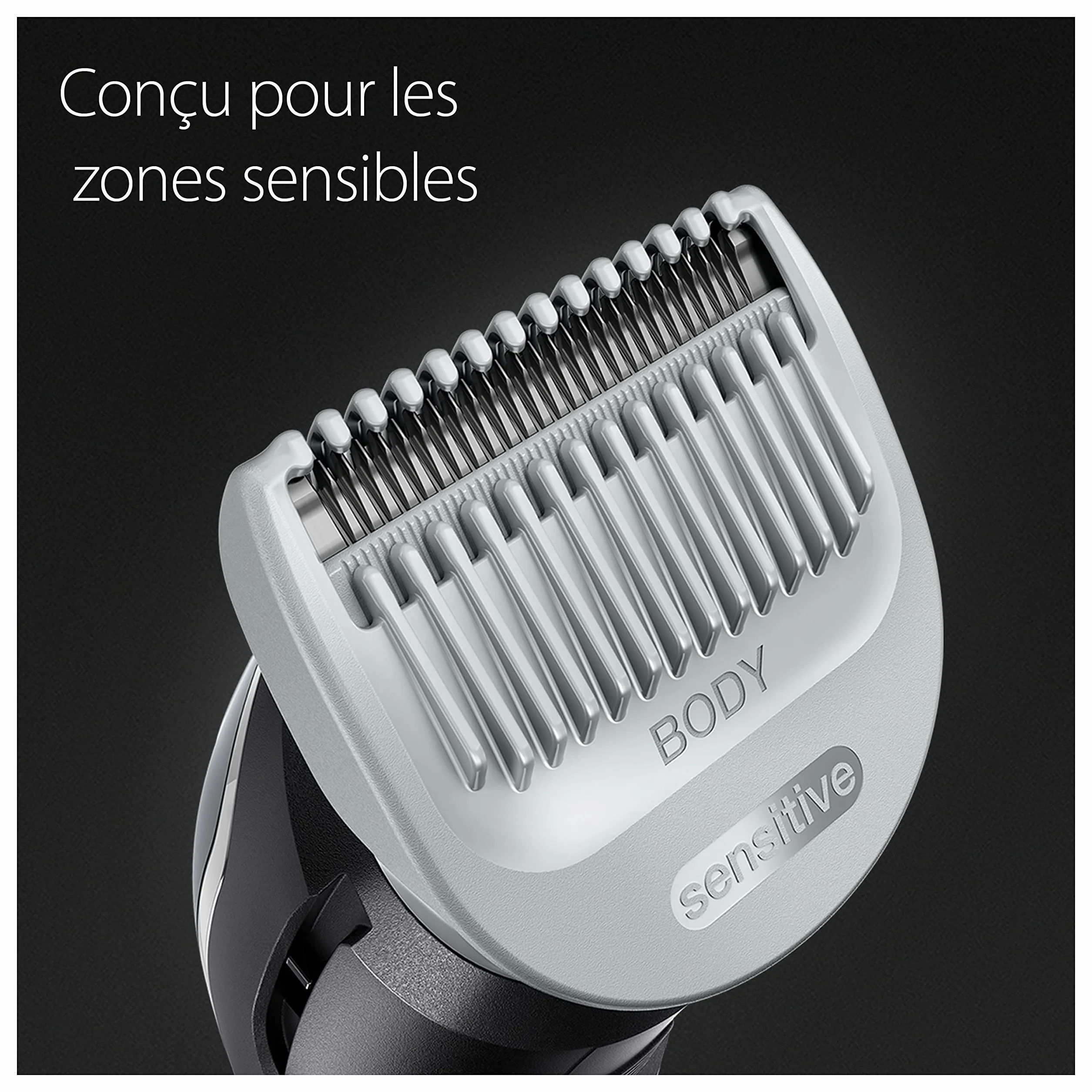Braun Series 5 Bodygroomer/intymna golarka dla mężczyzn, do pielęgnacji ciała i usuwania włosów dla mężczyzn, piersi, pach, nasadki grzebieniowe 1 – 11 mm, nasadka do golenia na gładko, BG5360