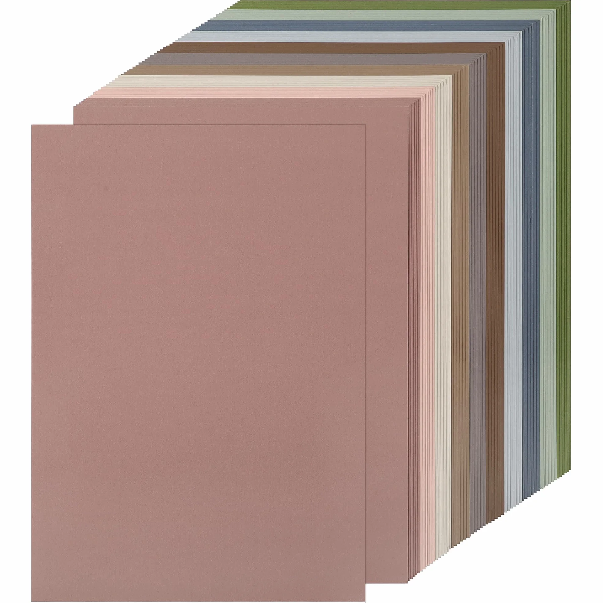 10 kolorów karton Morandi A4-60 arkuszy kolorowy gruby papier do kart 250 g/m2 / 41 kg do projektów DIY, zaproszeń, rzemiosła, drukowania UAP30MX60