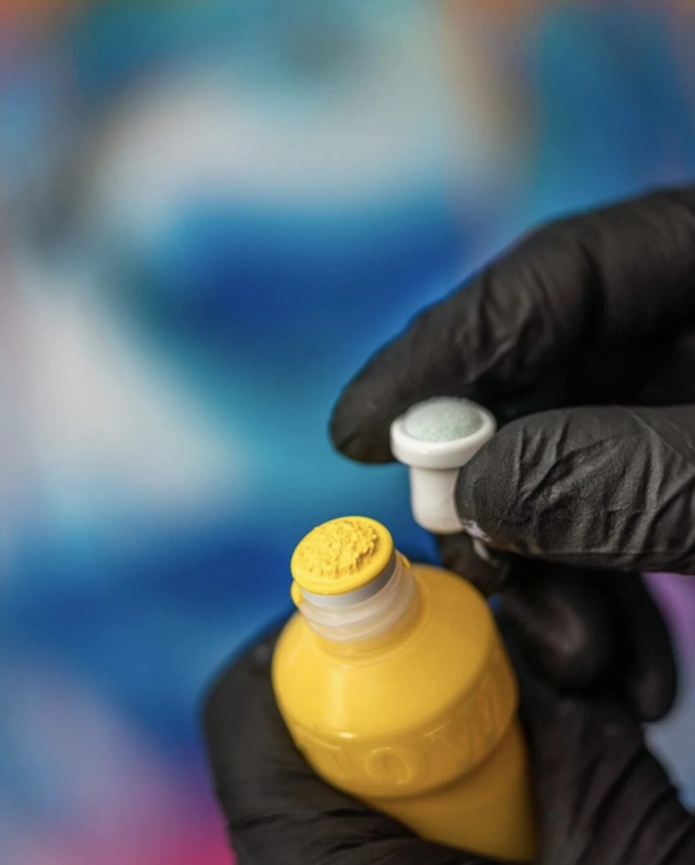 Molotow DRIPSTICK pusty marker do butelek do wyciskania, wielokrotnego użytku, do wielokrotnego napełniania, dowolnym kolorem atramentu, stalówka 10 mm, mieści 70 ml (830.203), czarny
