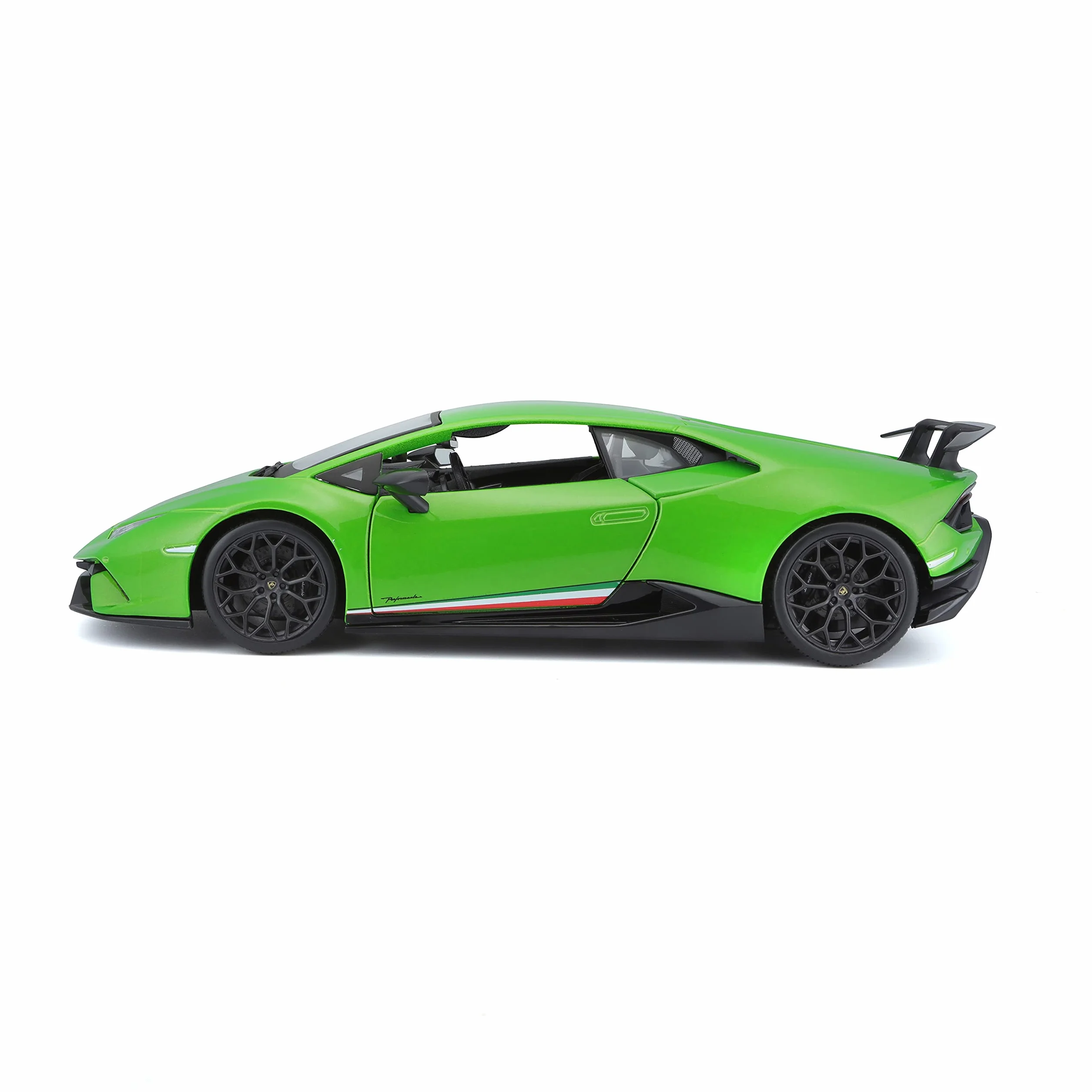 Bburago Lamborghini Huracan Harley-Davidson Samochód Zabawkowy, Zielony/Czarny, Od 3 Lat