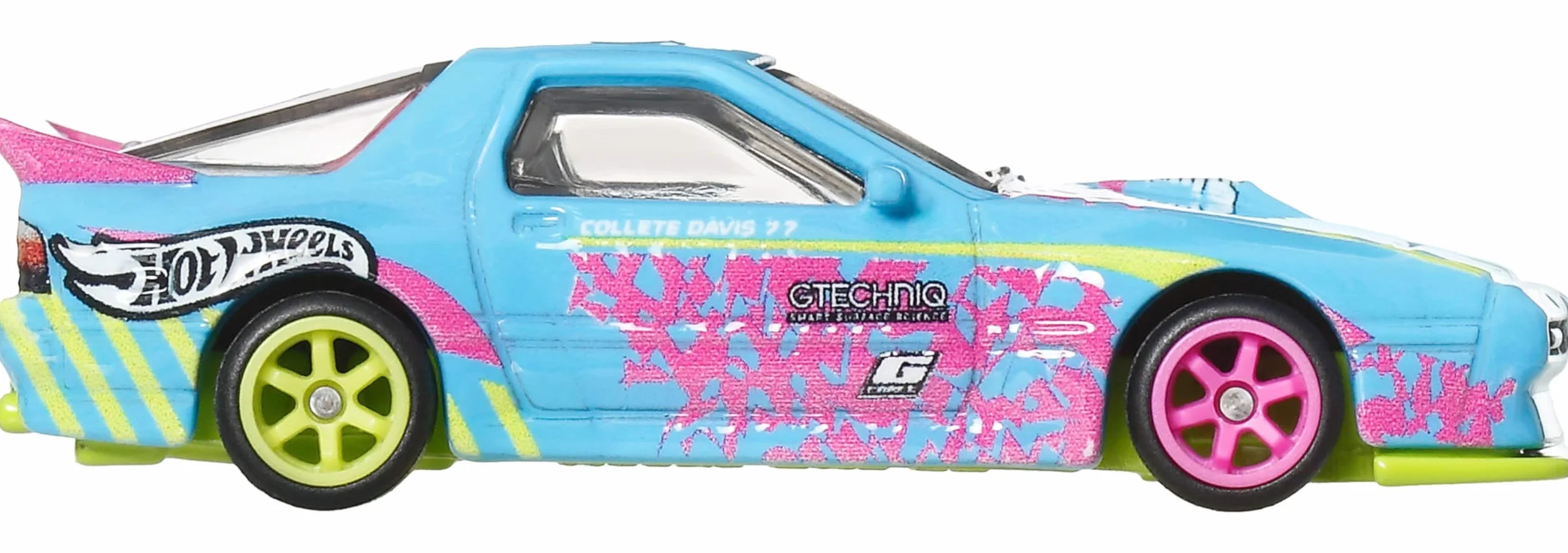 Hot Wheels Premium Car Culture zabawkowy samochód w skali 1:64, odlew ciśnieniowy, Mazda RX7 FC Pandem, sylwetka pojazdu z prawdziwymi oponami Riders