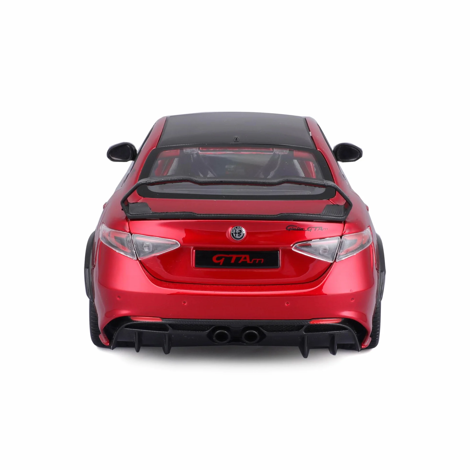 Bburago - Alfa Romeo Giulia GTAm Rossa, samochód diecast w skali 1:18, szczegółowa replika z otwieranymi częściami, oficjalna licencja Alfa Romeo, nieodpowiedni dla dzieci poniżej 36 miesięcy
