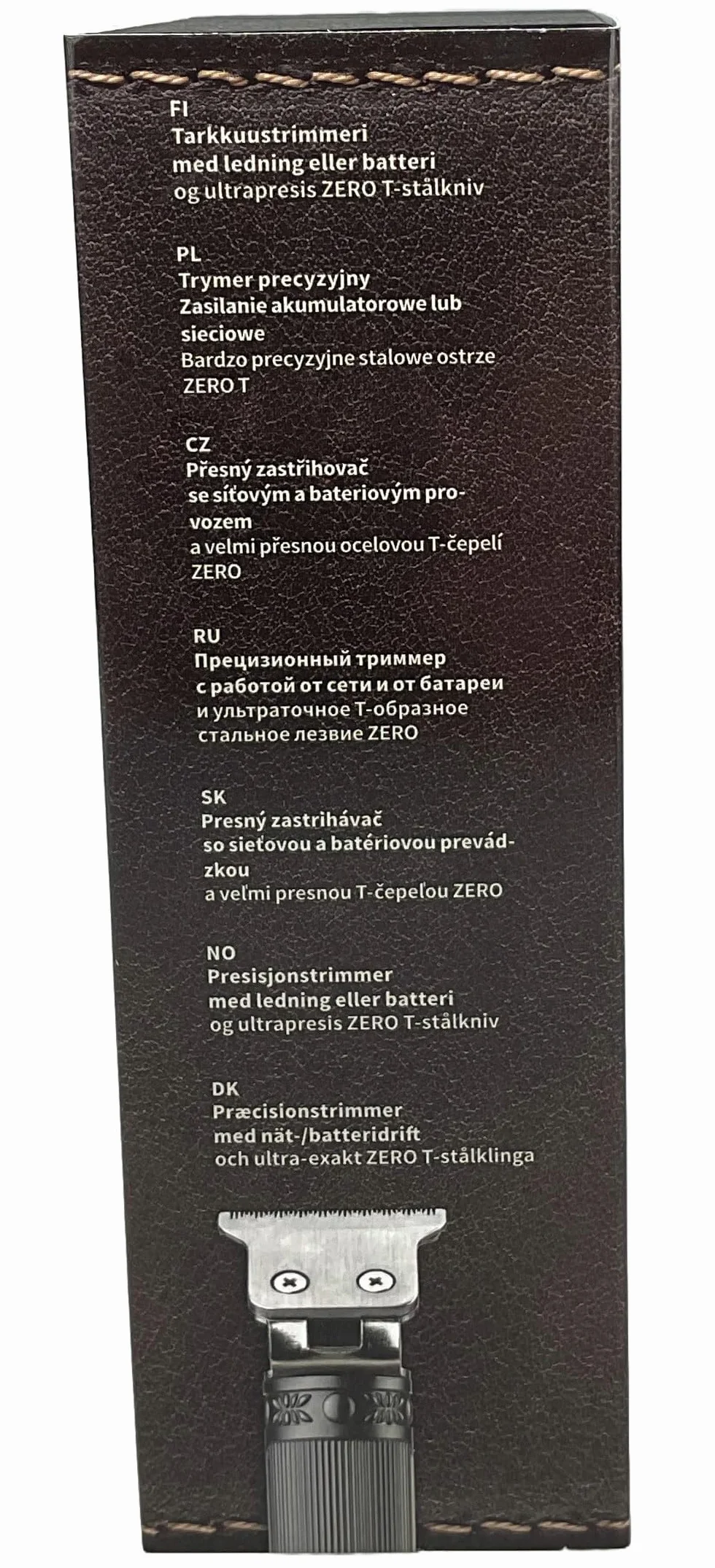 Efalock Profesjonalny trymer do włosów Bad Butch precyzyjny trymer z zasilaniem sieciowym