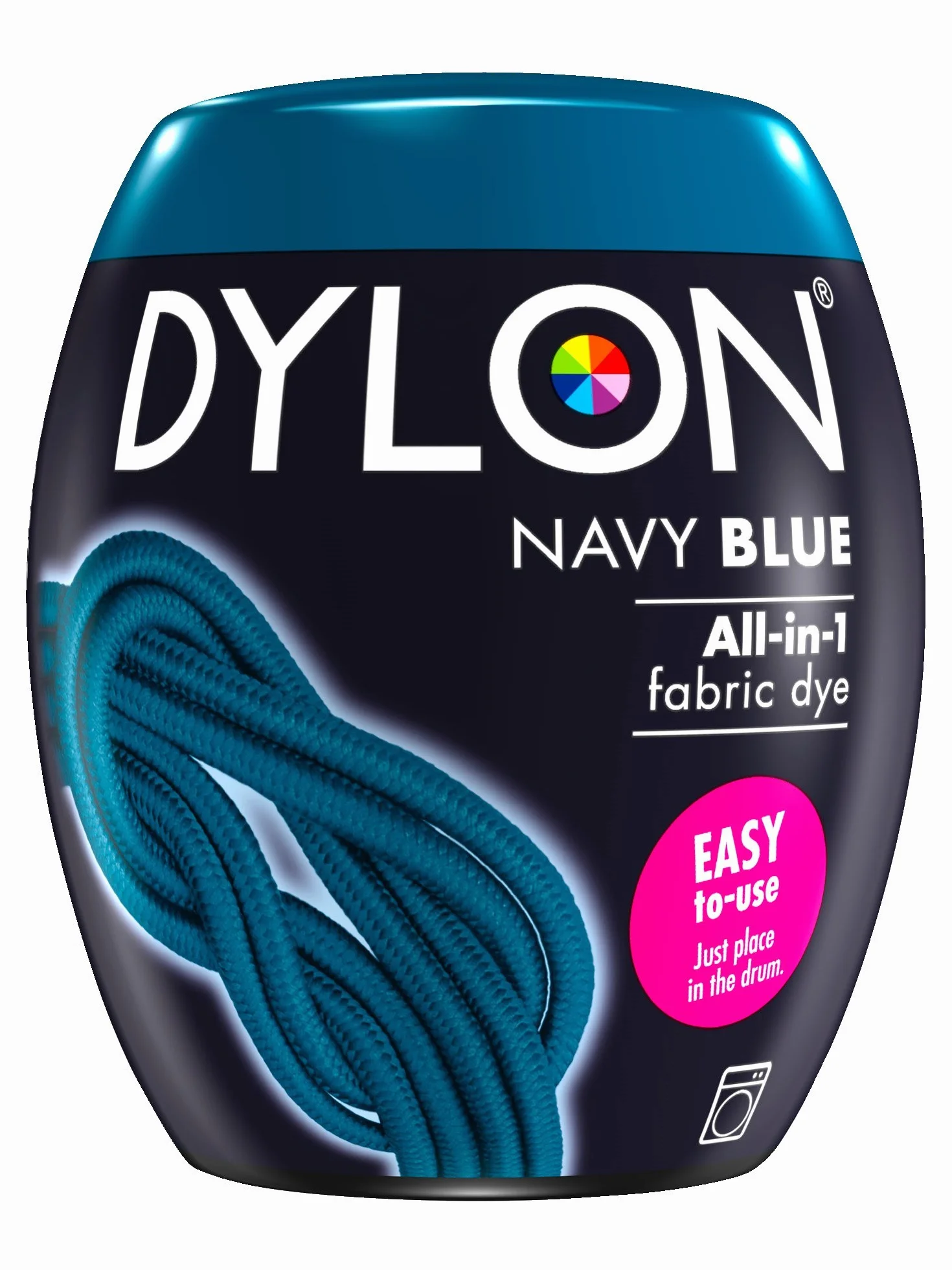 Dylon Nowy 350 g granatowy barwnik maszynowy w opakowaniu 2 szt