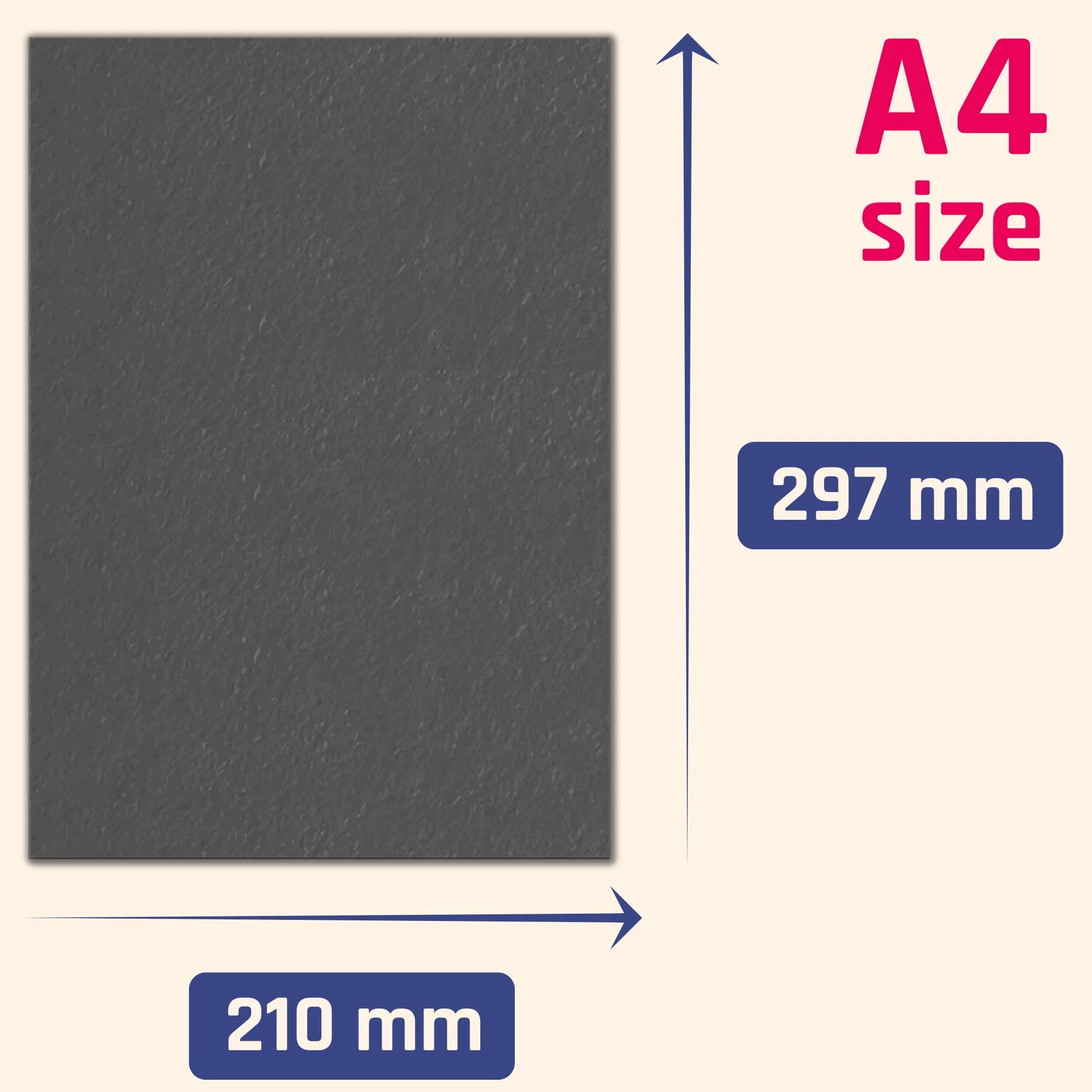 20 Sztuk, 350 g/m² - Karton Czarny A4, Gruby Karta Czarna do Rysowania Druku Drukarka