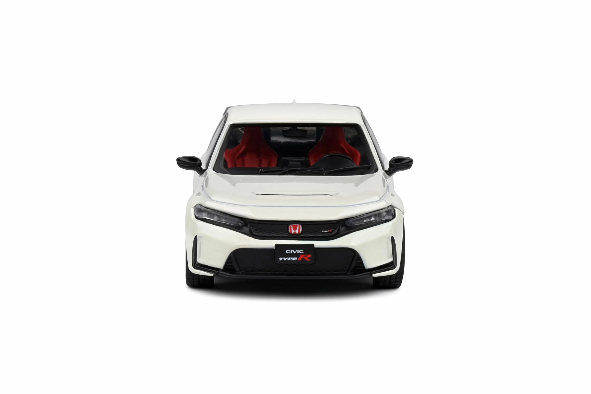 Solido 1:43 Honda Civic Type R 2022 biały – model samochodu Die-Cast, karton okienny z cokołem z tworzywa sztucznego, 421438110