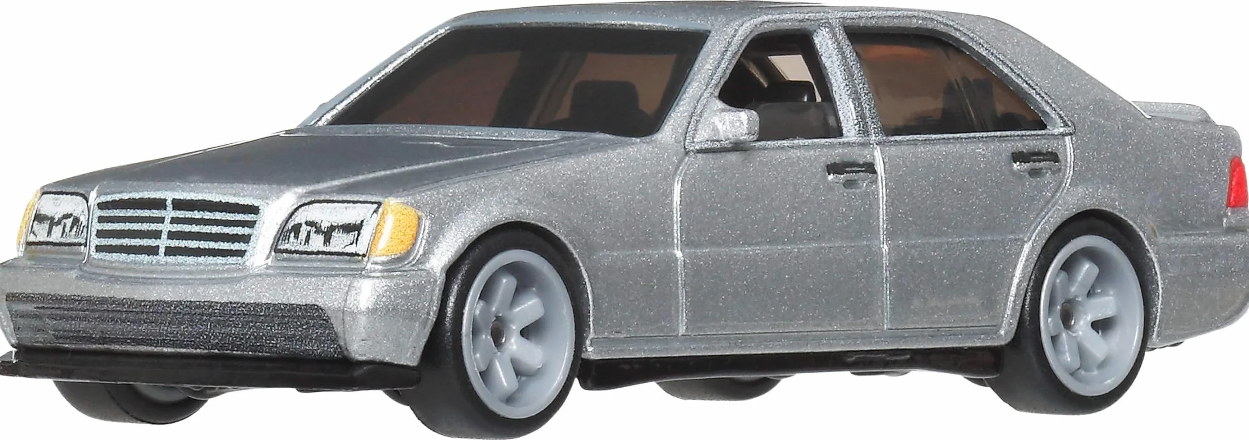 Hot Wheels Premium Fast & Furious Szybcy i wściekli Samochodzik Mercedes-Benz 500 SEL, metalowe auto premium w skali 1:64, inspirowany serią filmową samochód zabawka dla kolekcjonerów, JHW67