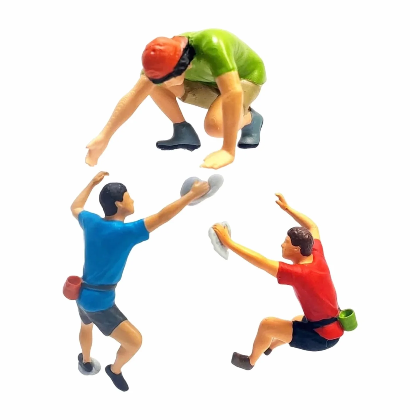 Miniaturowe wspinacz skałkowy sport wspinaczka ludzie figurka miniaturowy wspinaczka mini figurki wspinaczkowe mikrokrajobraz diorama sceneria miernik ludzie model dekoracja do projektów DIY -