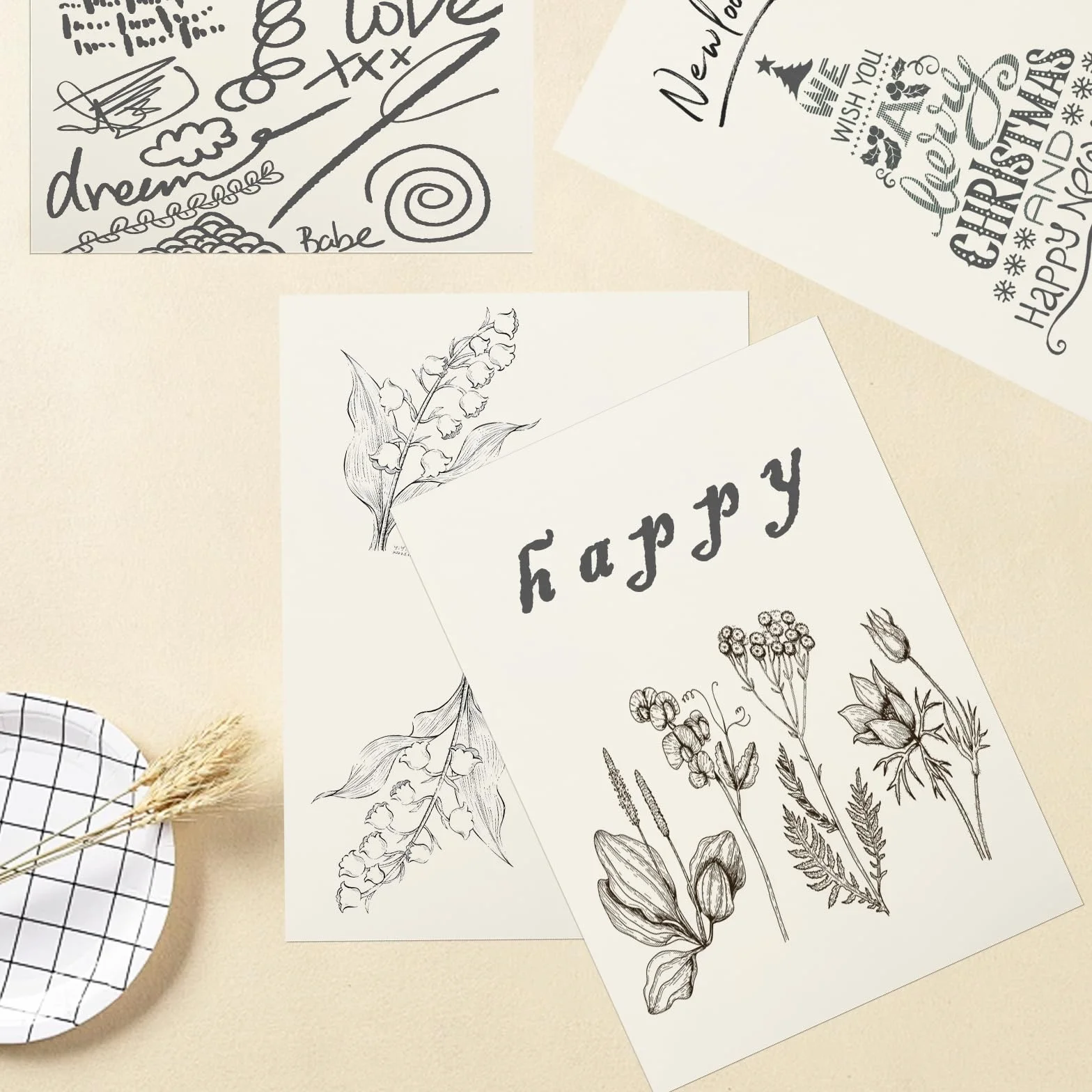 Lre Co. 25 arkuszy papieru kolorowego, beżowego, A4 250 g/m², do tworzenia kart, scrapbookingu, druku biurowego i artystycznego lub majsterkowania, artykułów piśmienniczych, do domu, biura, sztuki lub