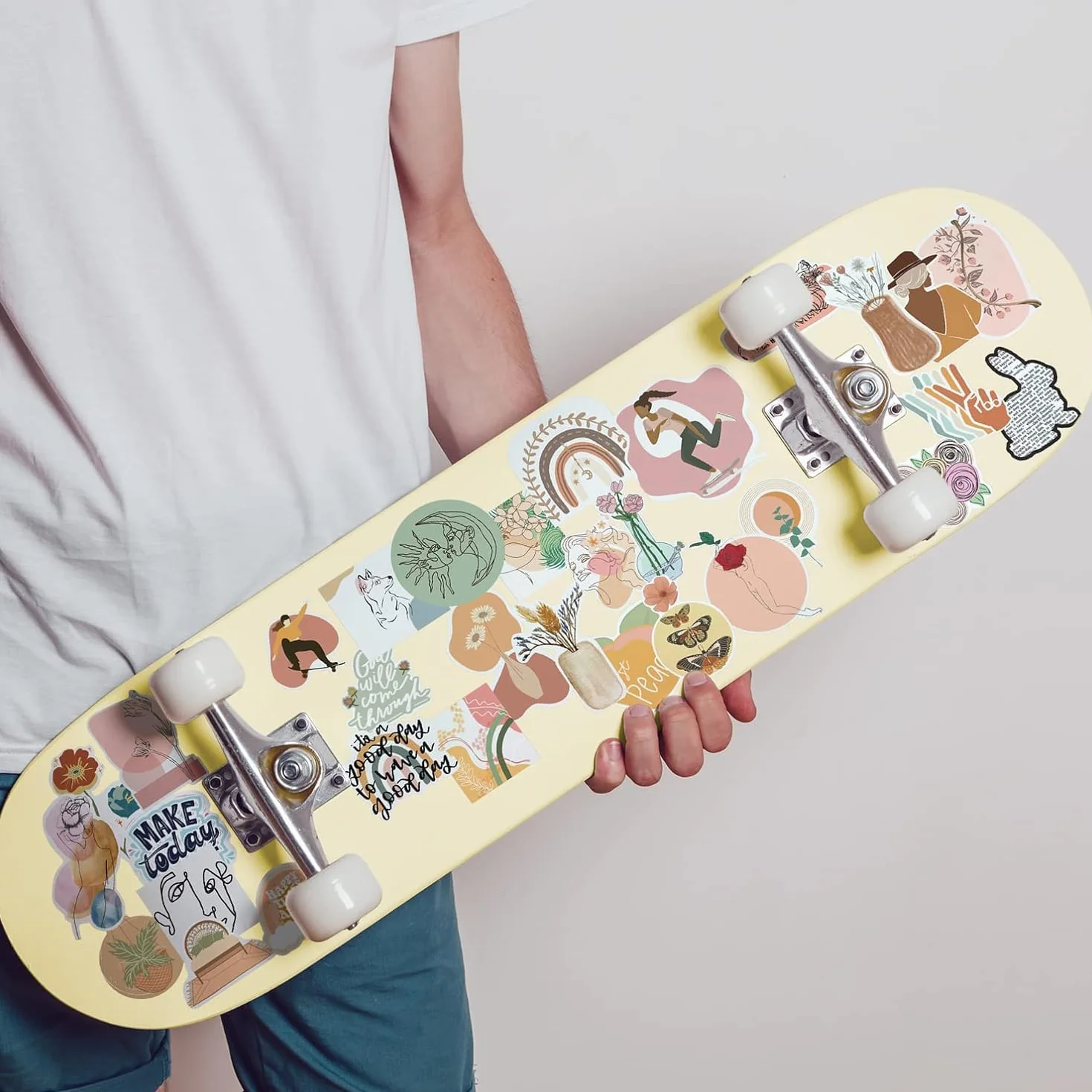 Naklejki boho 100 sztuk na laptop, telefon, podkładkę, walizkę, gitarę, scrapbooking