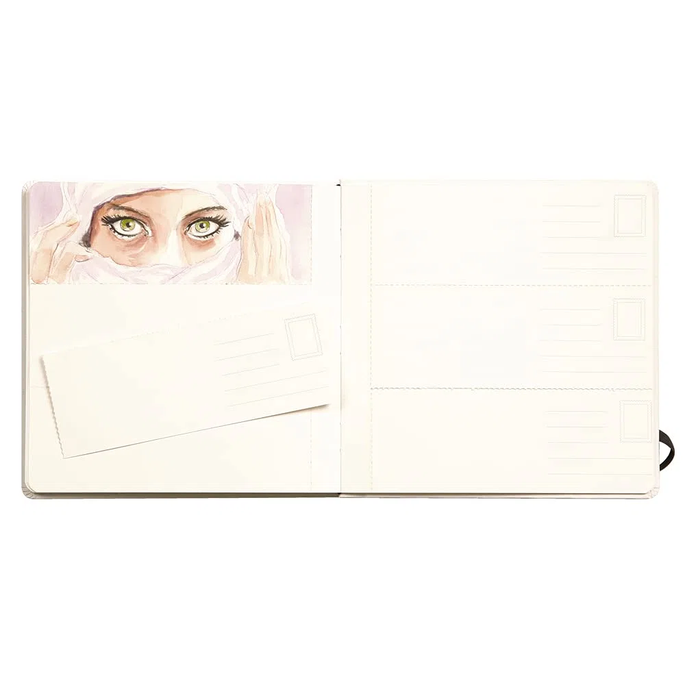 Clairefontaine 975443C szkicownik z oprawą płócienną 21x21 cm 24 arkusze