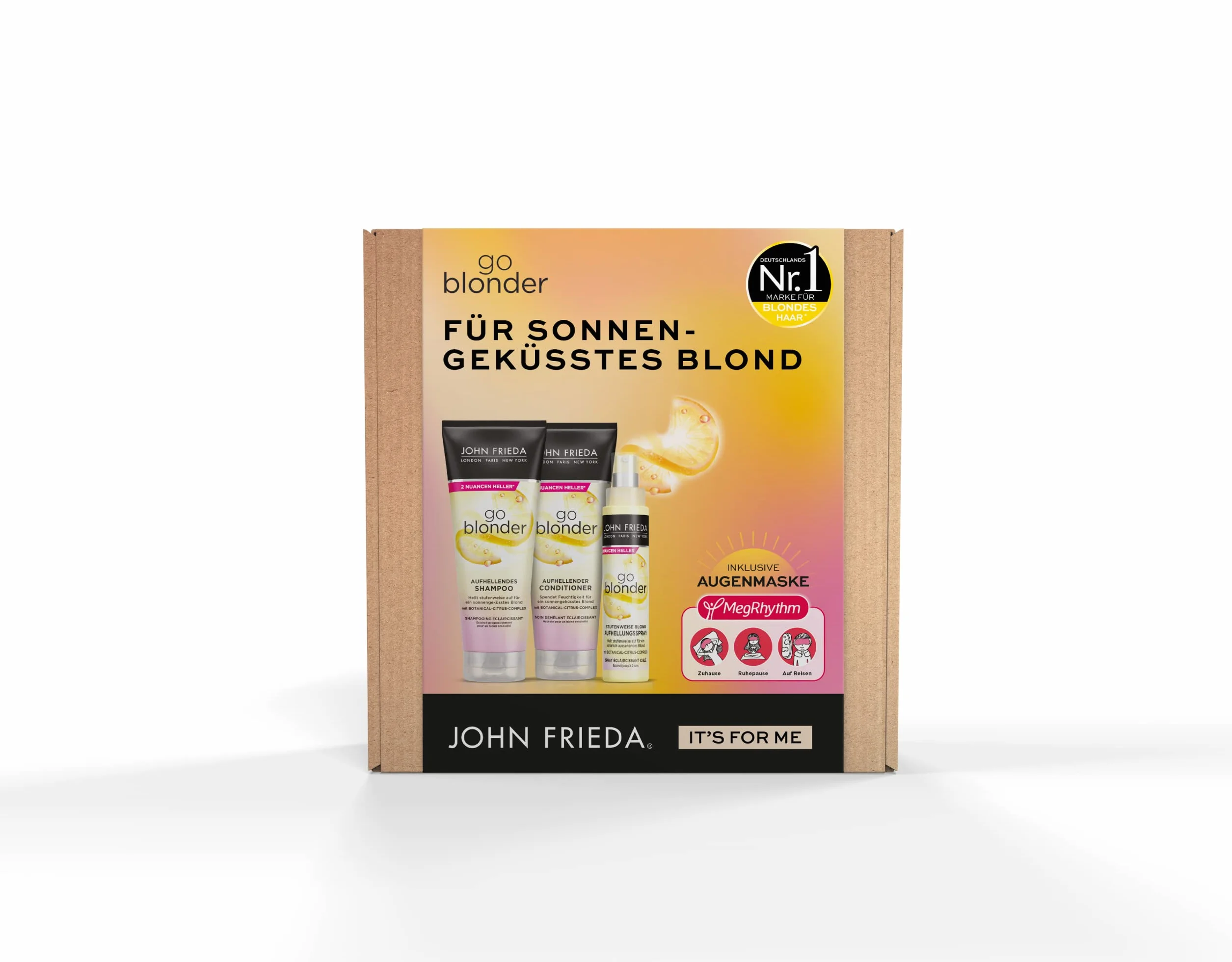 John Frieda Go Blonder Zestaw do Włosów, 4 Elementy
