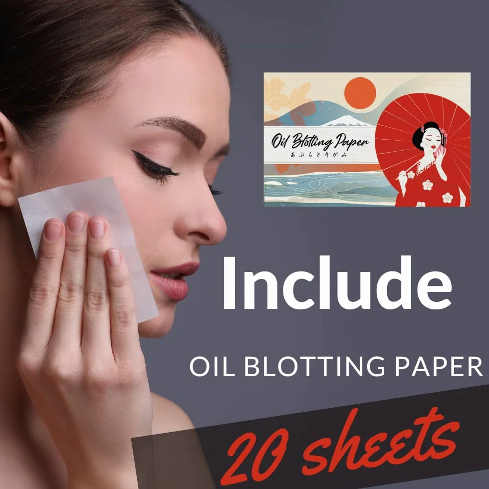 Rohto Melano CC Medicinal Stain Measures krem nawilżający, 23 g, zestaw papieru blotting paper