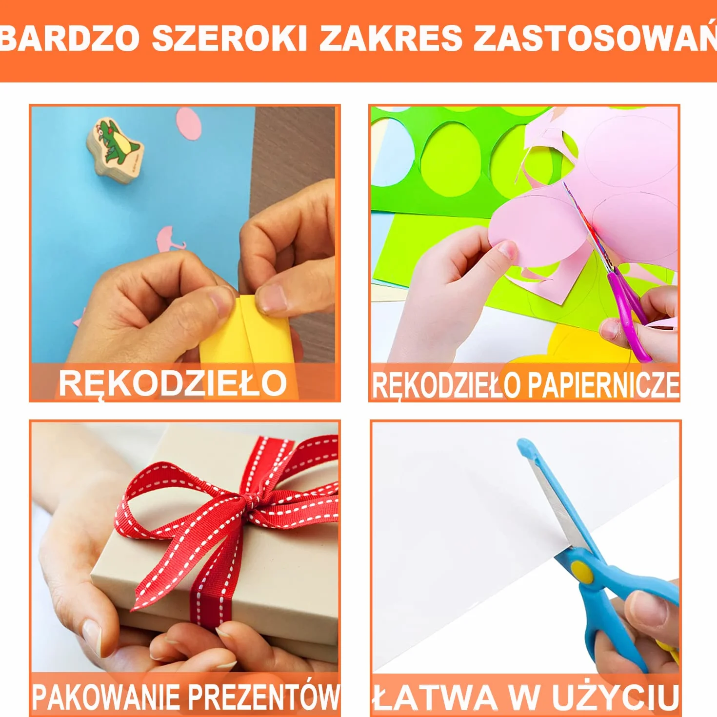 20 Arkuszy Przezroczystej Taśmy Dwustronnej, Rozmiar A4 Extra Mocno Przylepne Arkusze Taśmy Dwustronnej z Żółtym Linerem dla DIY Party/Art/Craft/Home Taśma Dekoracyjna