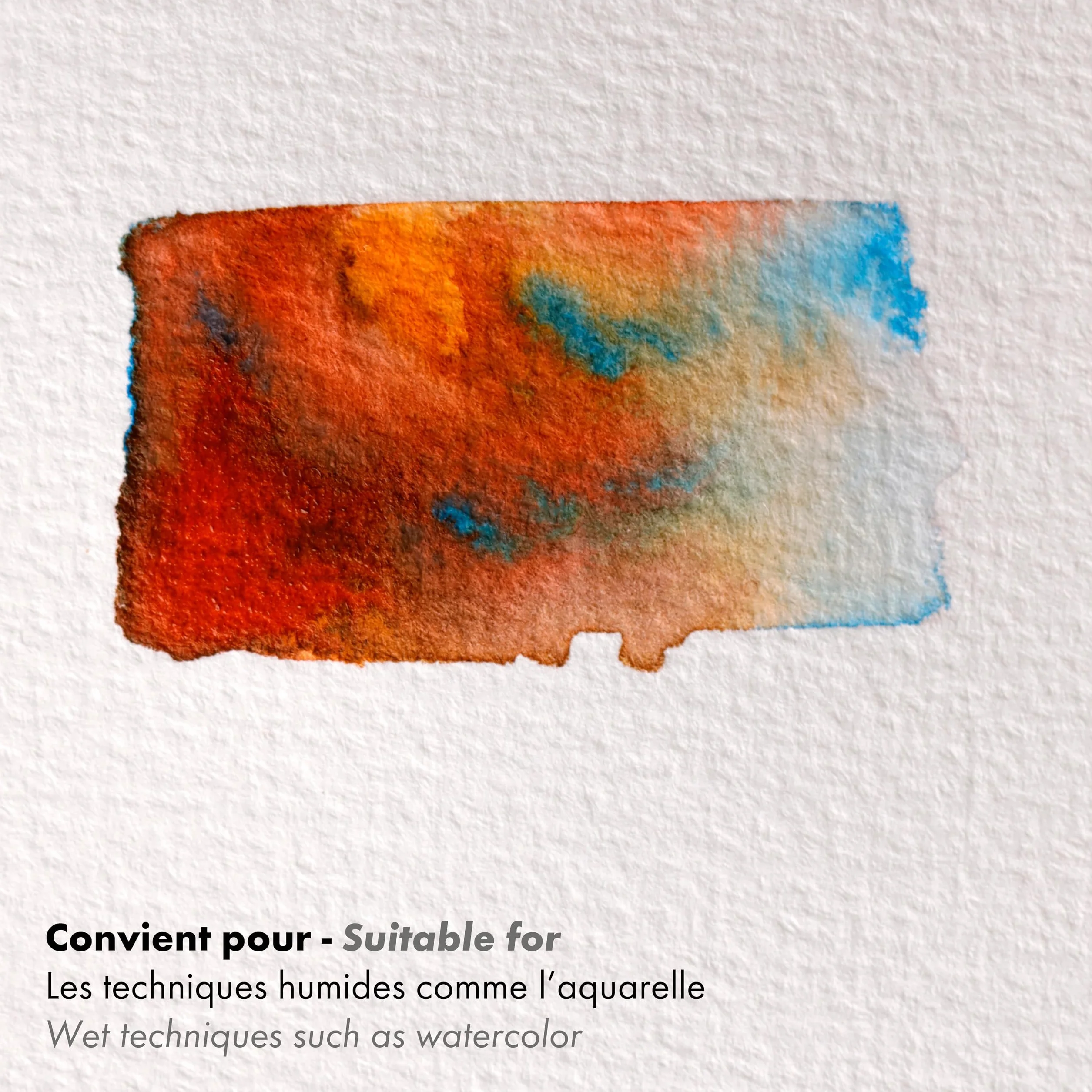 Clairefontaine 975620C – Blok klejony Goldline Aquapad – 50 arkuszy – A6 (10,5 x 14,8 cm), 300 g