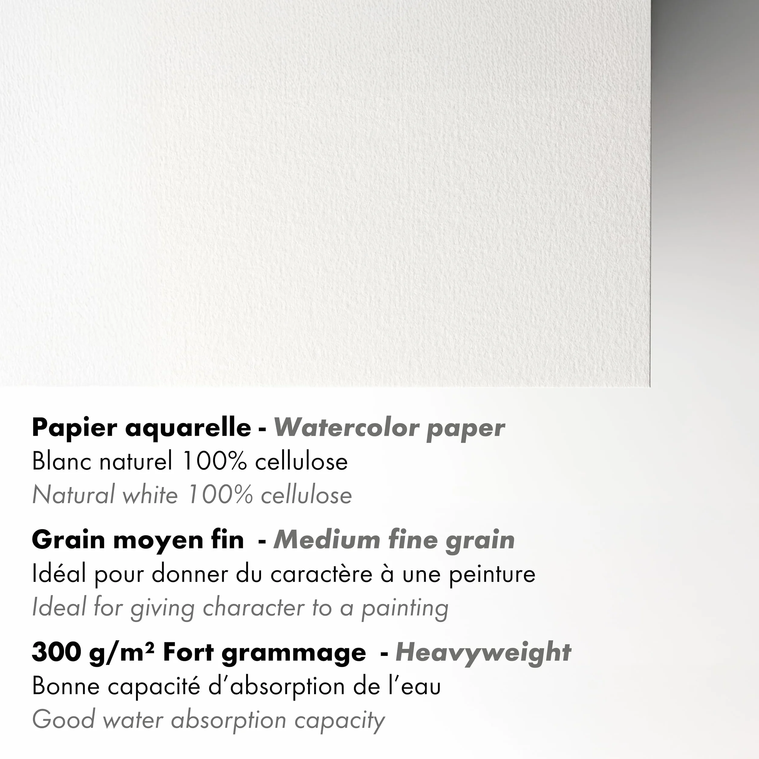 Clairefontaine 975620C – Blok klejony Goldline Aquapad – 50 arkuszy – A6 (10,5 x 14,8 cm), 300 g