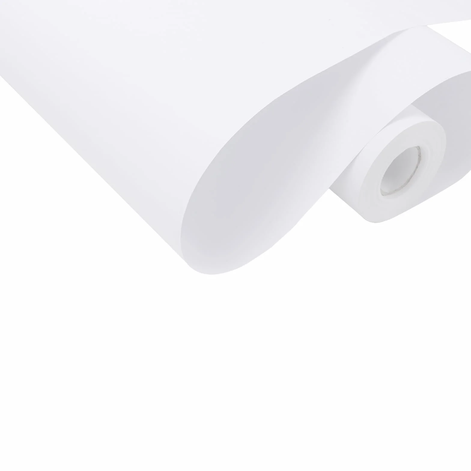 PUCSIQ Rolka papieru rysunkowego 44 cm x 25 m, wysokiej jako?ci papier malarski, bia?a rolka do majsterkowania, zamiennik papieru sztalugowego do sztalug, opakowa?, projektów artystycznych, malowania
