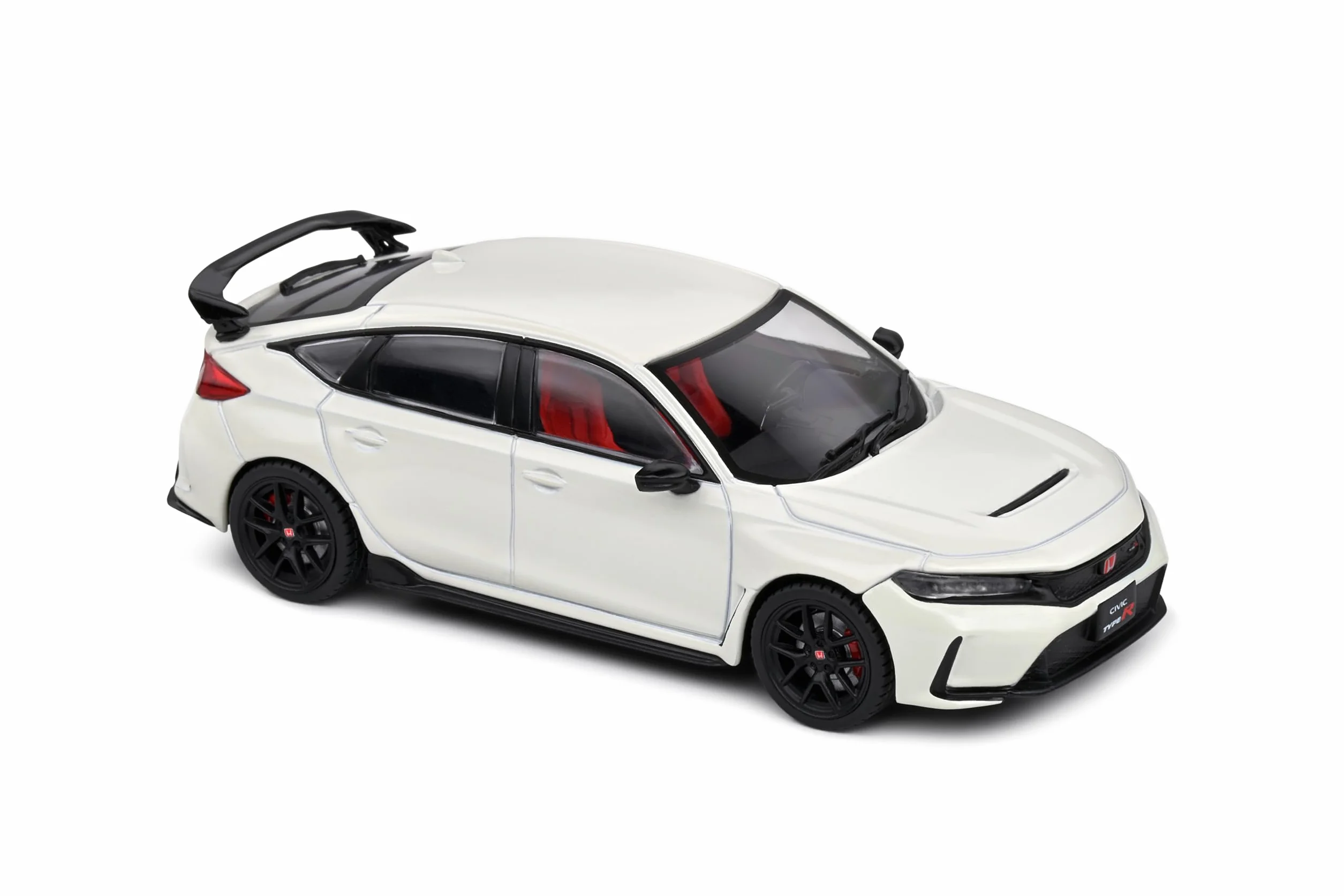 Solido 1:43 Honda Civic Type R 2022 biały – model samochodu Die-Cast, karton okienny z cokołem z tworzywa sztucznego, 421438110
