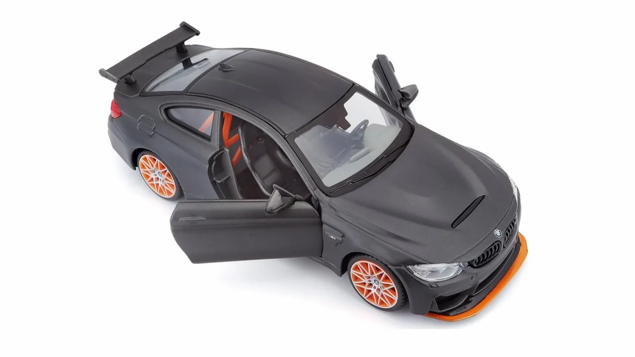 BBURAGO - BMW M4 GTS - Realistyczny model samochodu w skali 1:24, oficjalna licencja BMW, zalecany dla osób w wieku od 3 lat.