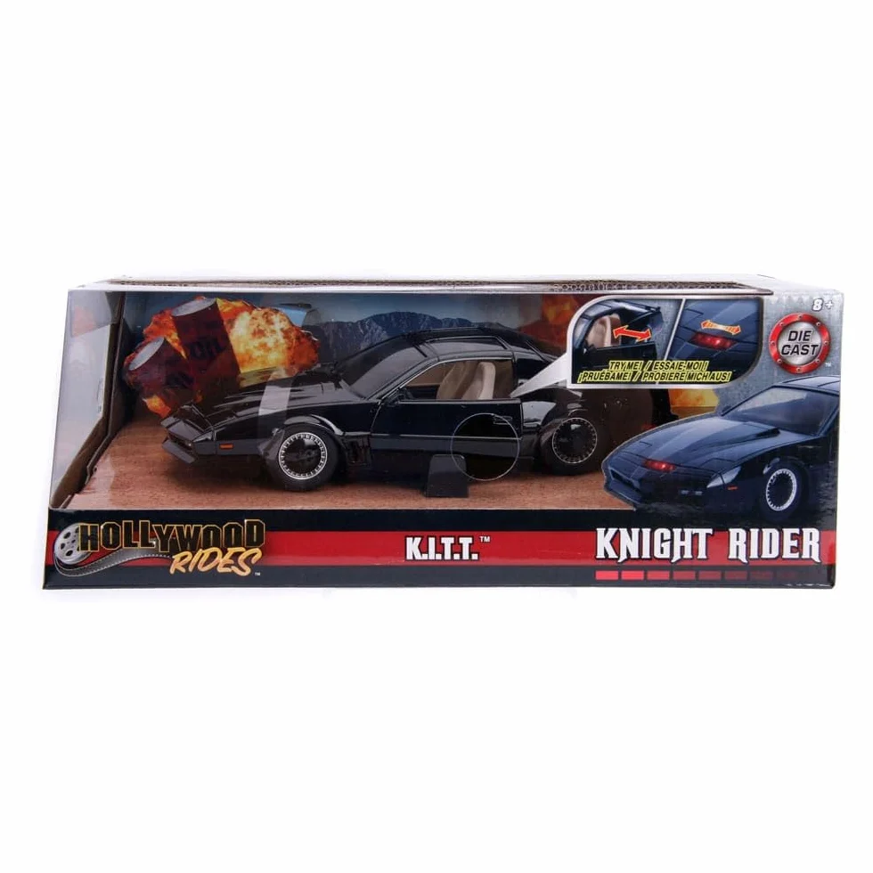 Jada K.I.T.T. Knight Rider Samochód Zabawkowy, Czarny, Od 8 Lat