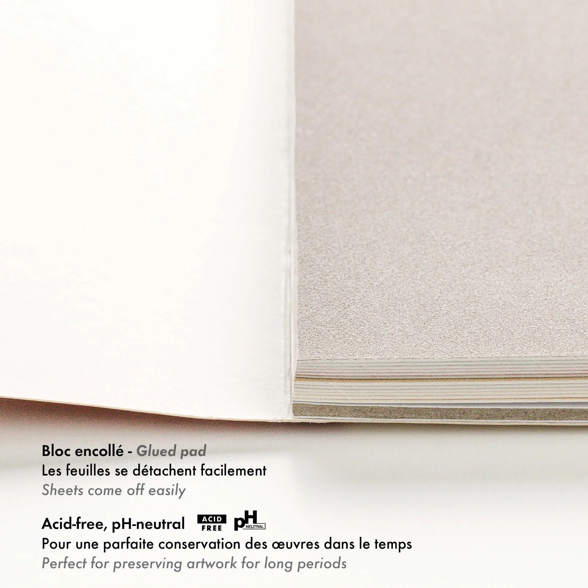 Clairefontaine 96054C Blok Pastelmat n°7 – 12 arkuszy specjalnego papieru do pasteli suchych – 30x40 cm 360g – 4 kolory – przekładki z papieru krystalicznego