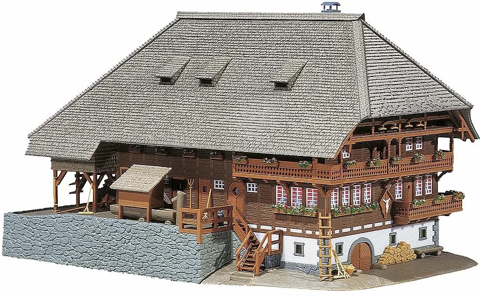 Faller 130366 Forest Farmyard HO Scale Building Kit