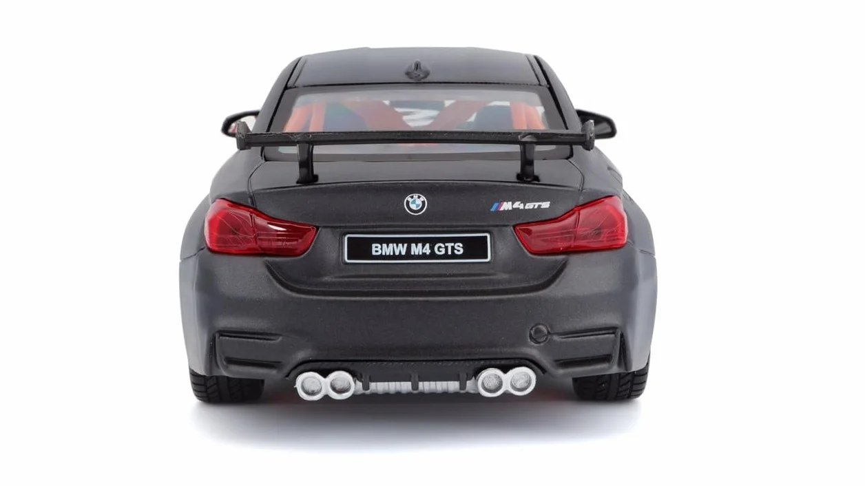 BBURAGO - BMW M4 GTS - Realistyczny model samochodu w skali 1:24, oficjalna licencja BMW, zalecany dla osób w wieku od 3 lat.