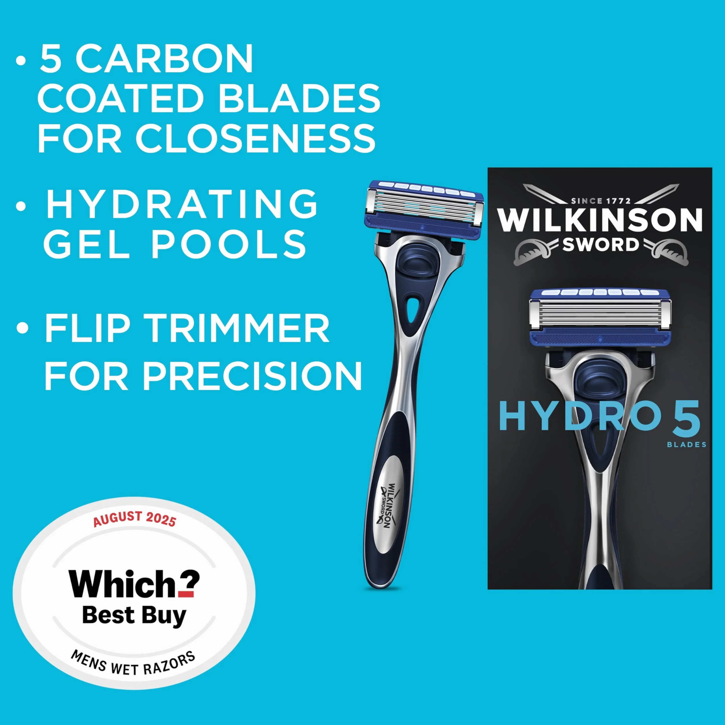 Wilkinson Sword Sword Hydro 5 Skin Protection Maszynka do Golenia, 1 + 13