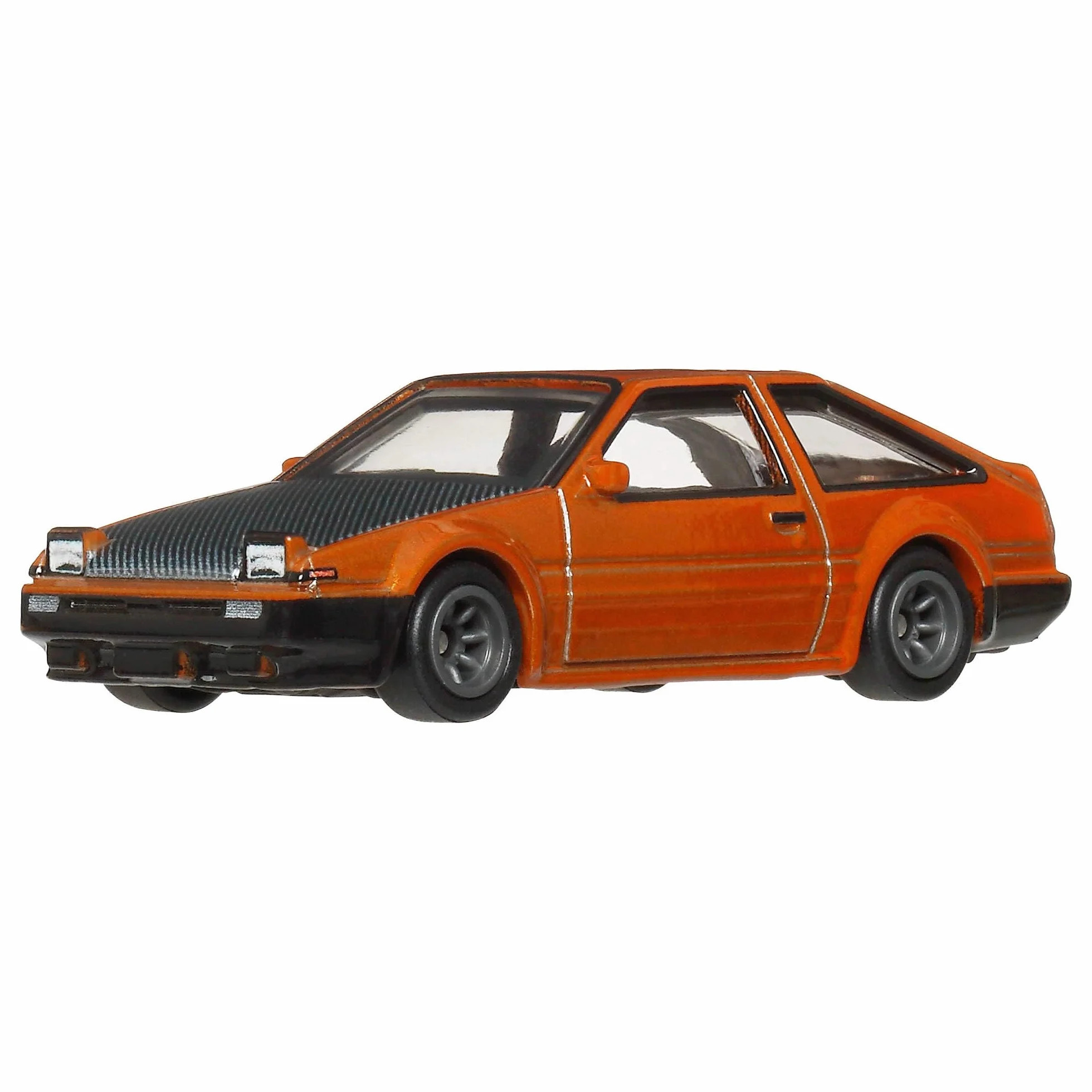Hot Wheels Premium Car Culture Kultowe auta Samochodzik Toyota AE86 Sprinter Trueno, metalowe auto w skali 1:64, opony Real Riders, samochód zabawka dla dzieci 3+ i kolekcjonerów, JKF10
