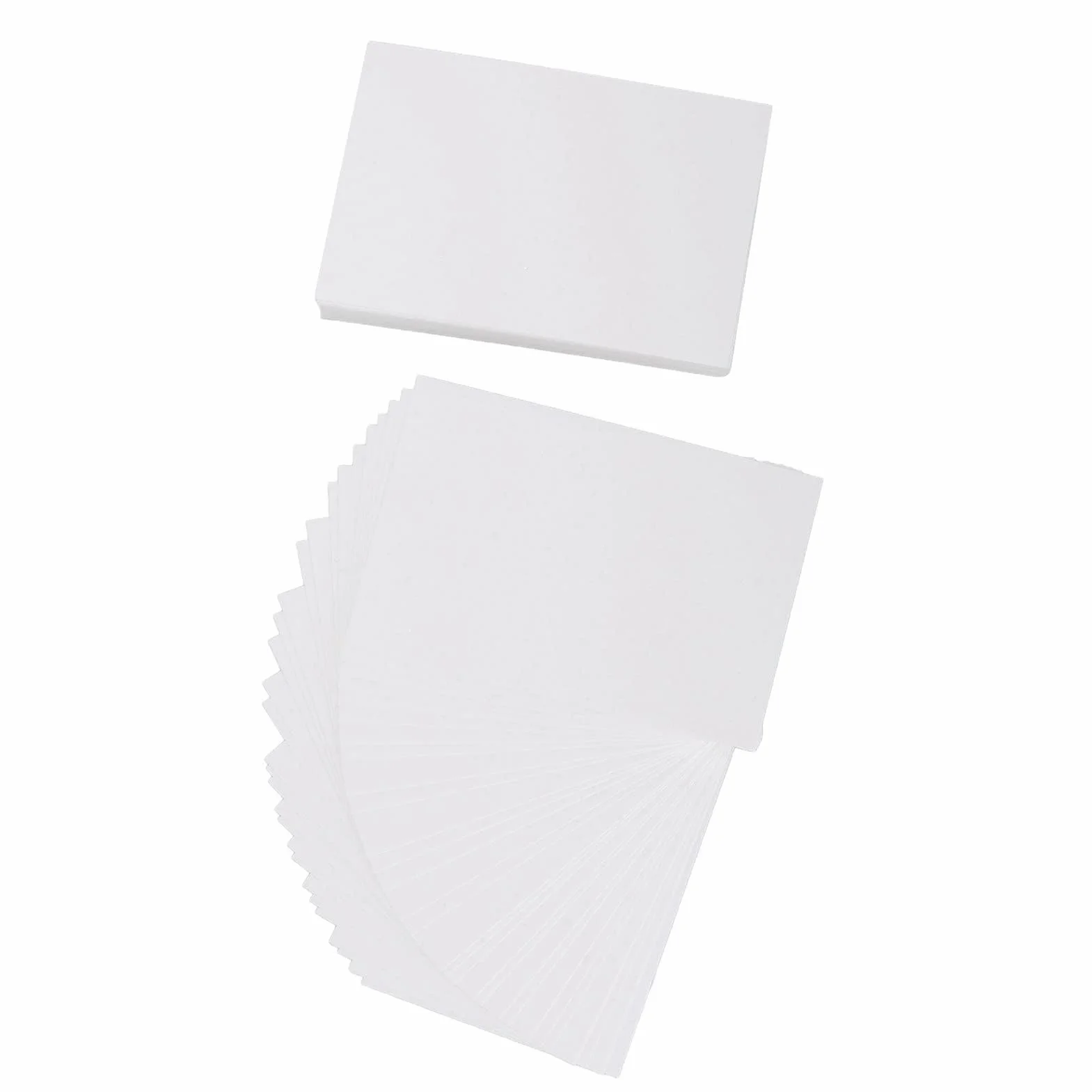 100 Sztuk Karton 4x6 Białe Puste Karty Badania Flash Cards Pieczątka Papier do Kartek do Projektów DIY, Notatnik, Sztuka i Rzemiosło