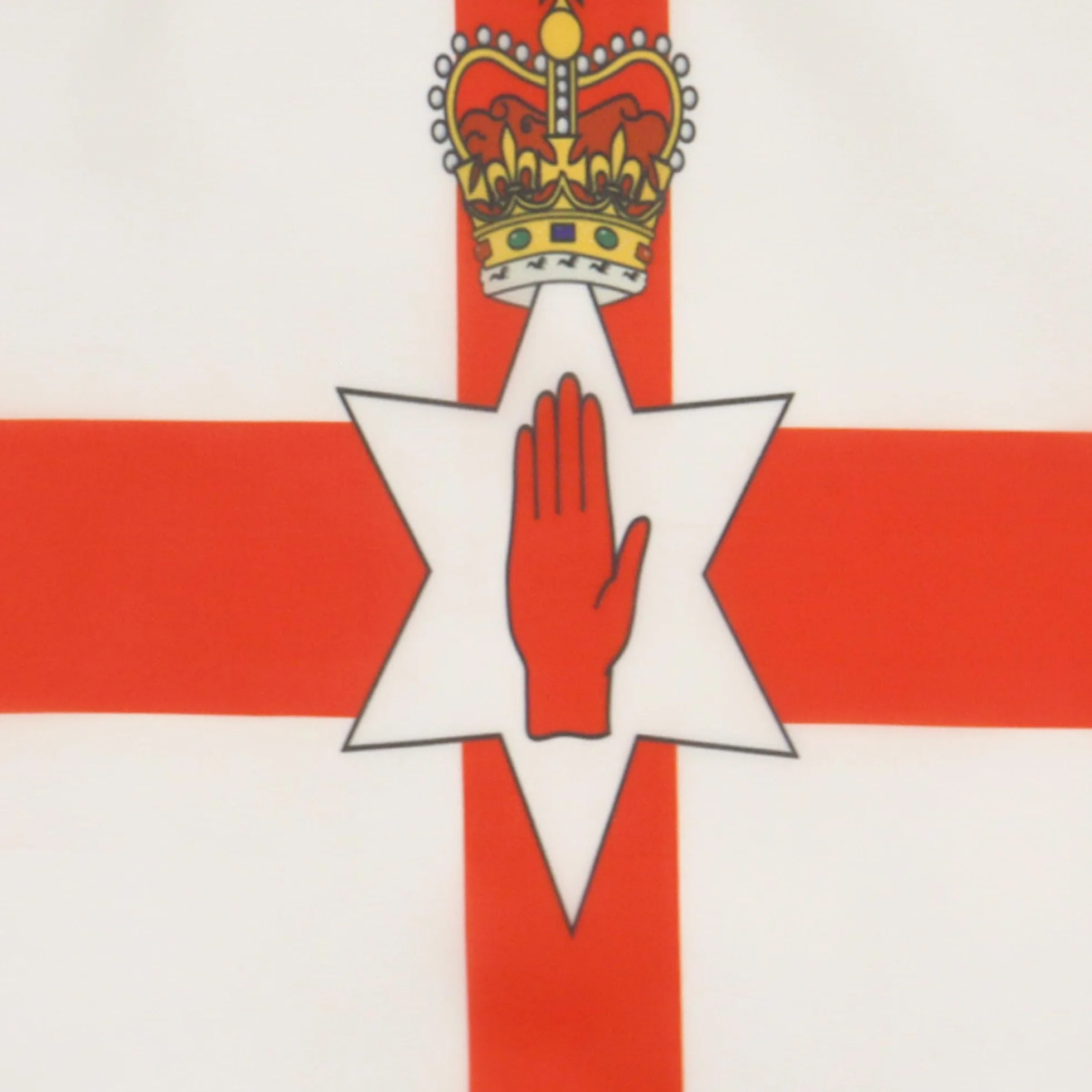Drapeau Irlande du Nord Haute Qualite Cordelettes, 45cm x 30cm
