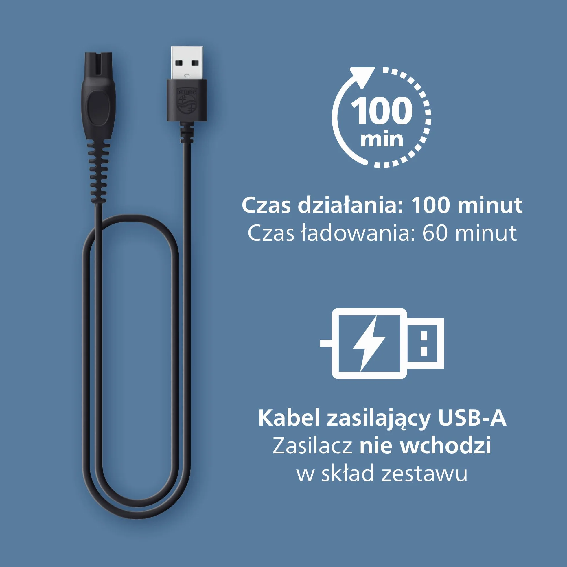 Trymer do brody Philips z serii 5000 – samoostrzące się metalowe ostrza, 40 ustawień długości, technologia BeardSense, zbiornik na włosy, 100% wodoodporności, etui podróżne, model BT5765/15