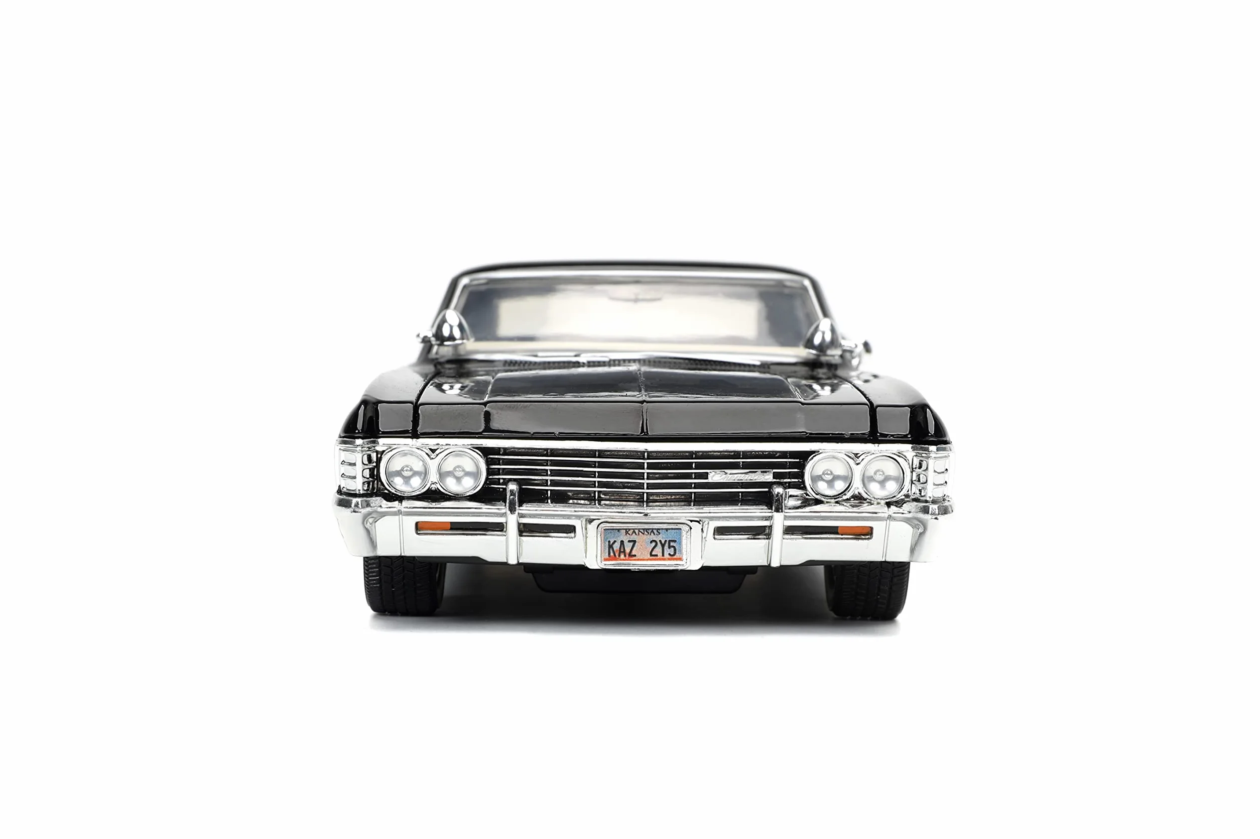 Supernatural 1:24 1967 Chevy Impala Die-cast Car w/Dean Winchester Die-cast Figure, Toys for Kids and Adults