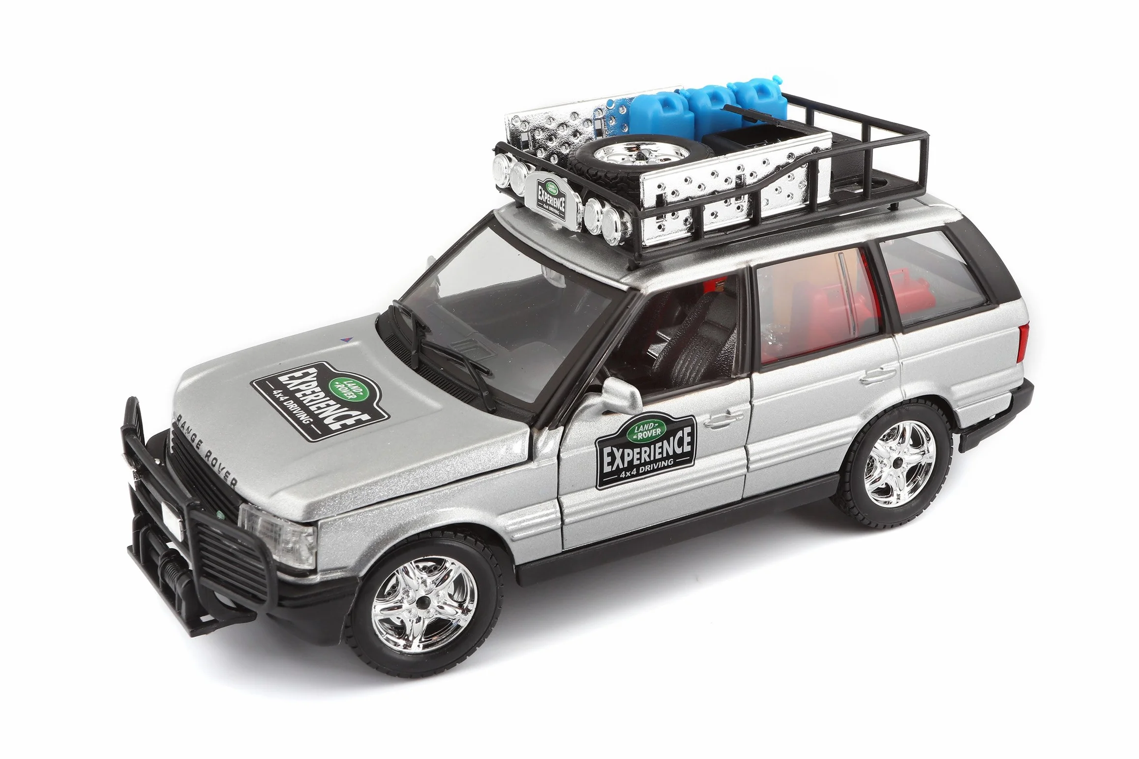 Bburago Range Rover Safari Pojazd Zabawkowy, Srebrny, Od 3 Lat