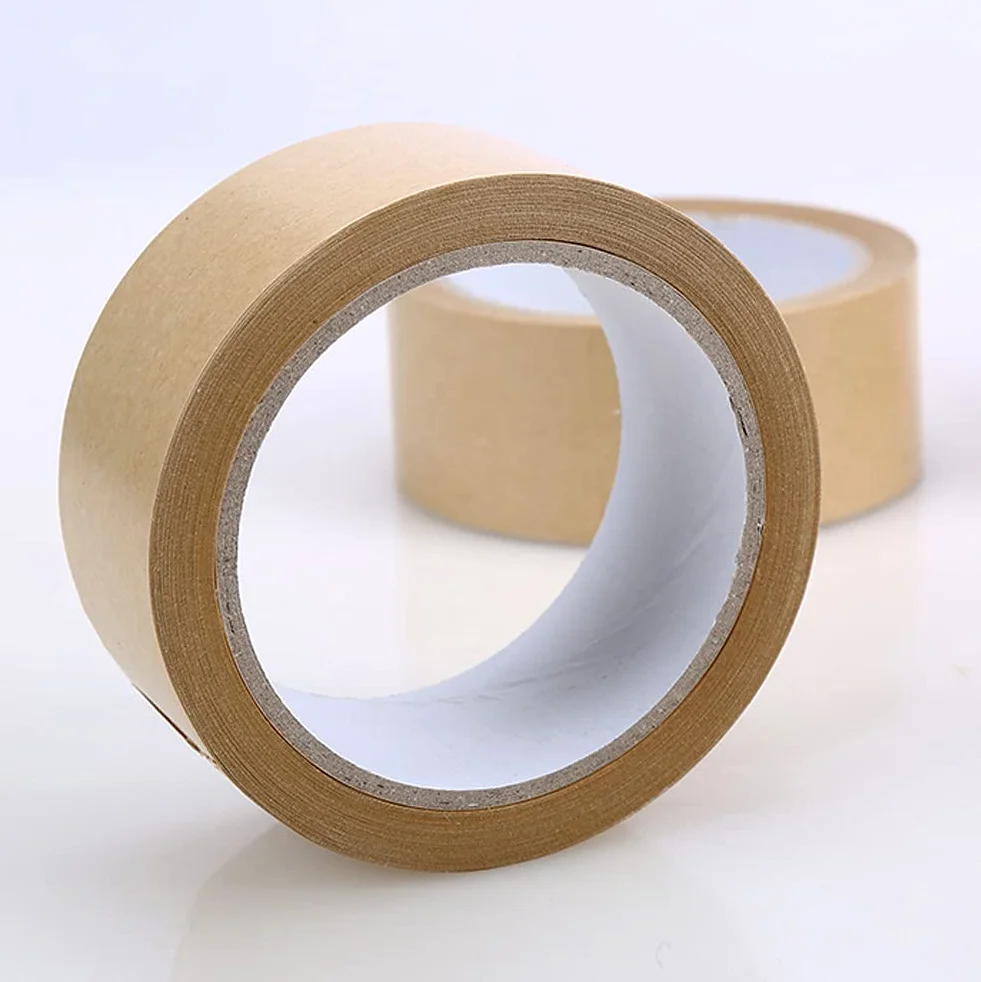 50 mm x 50 metrów ramka na zdjęcia samoprzylepna taśma podkładowa rzemiosło kasztanowy brązowy 5 cm