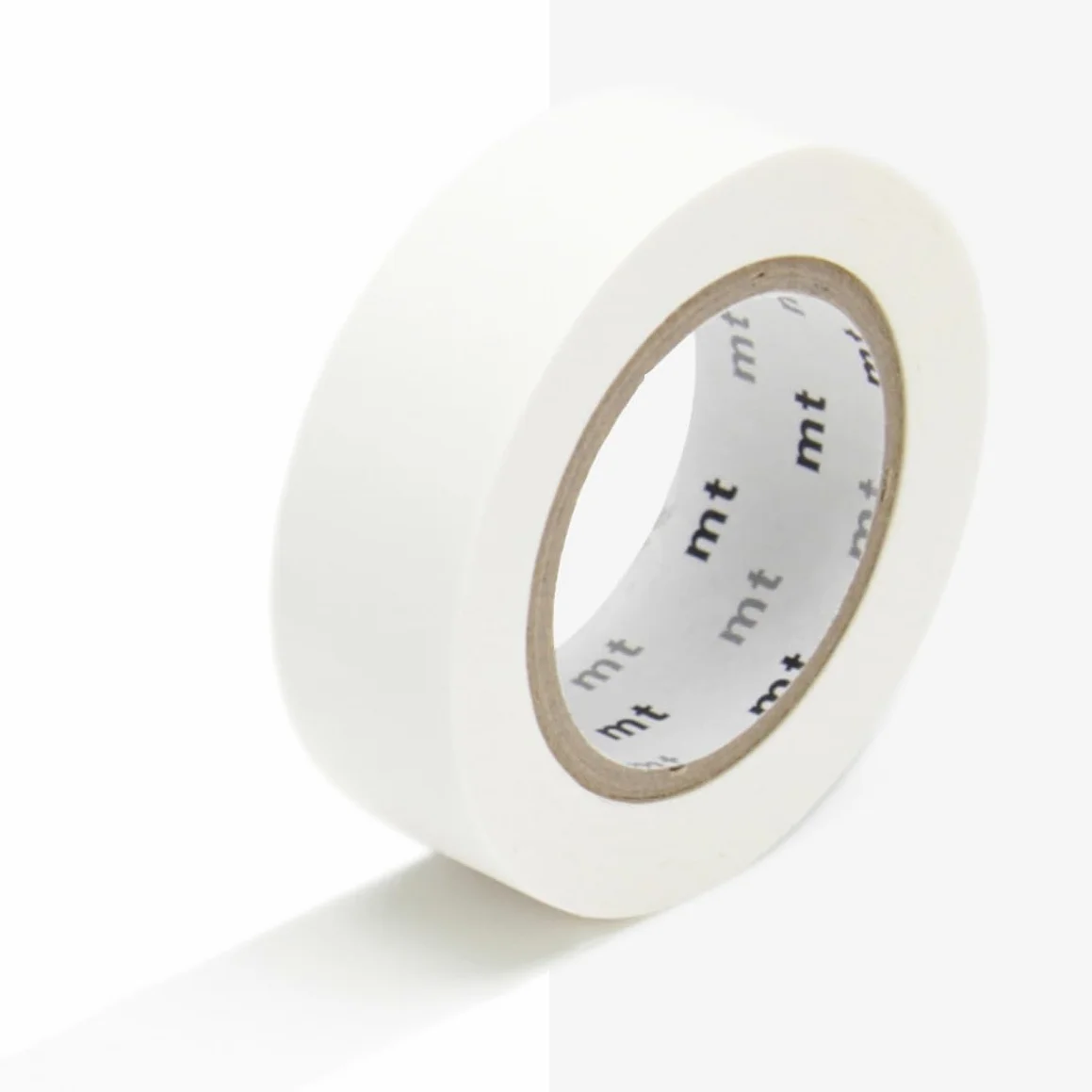 Masking Tape (MT) 1,5 cm gładki biały matowy