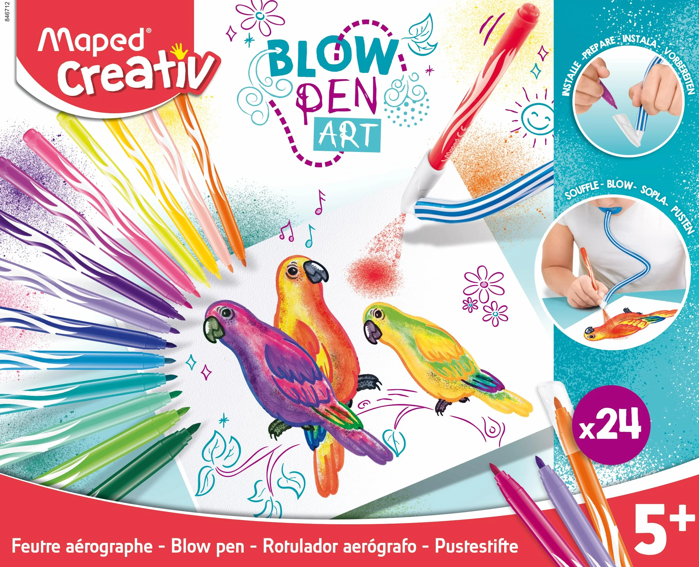 Maped Creativ 846712 Zestaw Artystyczny, Wielokolorowy