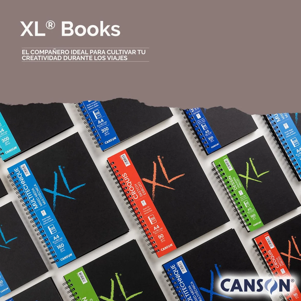 Canson XL Croquis Notatnik A4 100 ark. Drobny 90g